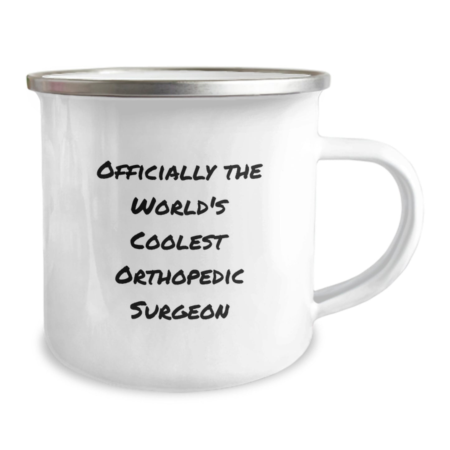 Funny Orthopedic Surgeon Gifts - Officially The World's Coolest Orthopedic Surgeon Camping Mug, Gifts from Friends for Orthopedic Surgeon, Birthday Unique Gifts - Image 2