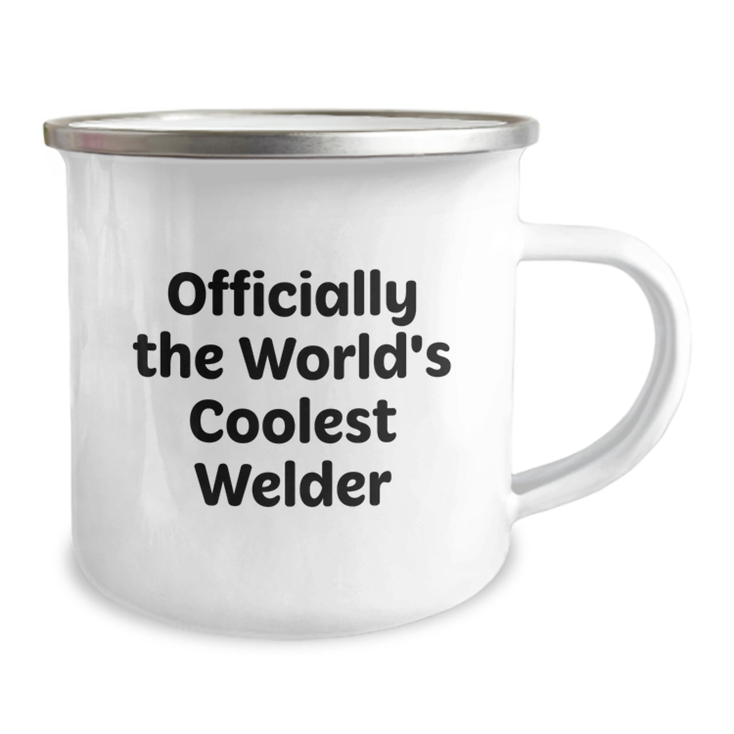 Welder's Birthday Unique Gift, 'Officially The World's Coolest Welder' Funny Camping Mug, Gifts from Friends, for Welder - Image 2