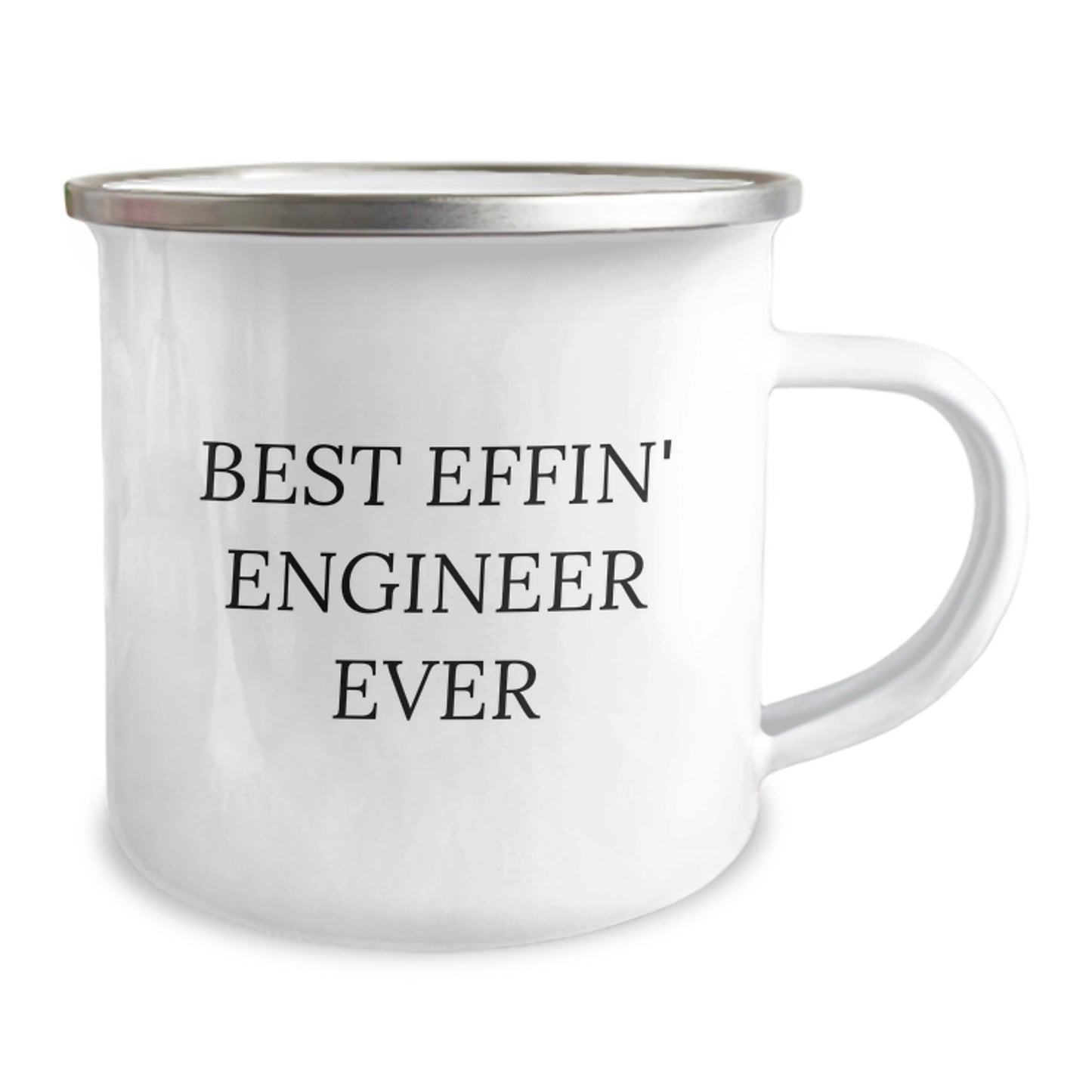 Funny Engineer Gifts for Men, Unique Camping Mug, Best Effin' Engineer Ever Quote, Gifts from Family to Friends - Image 2
