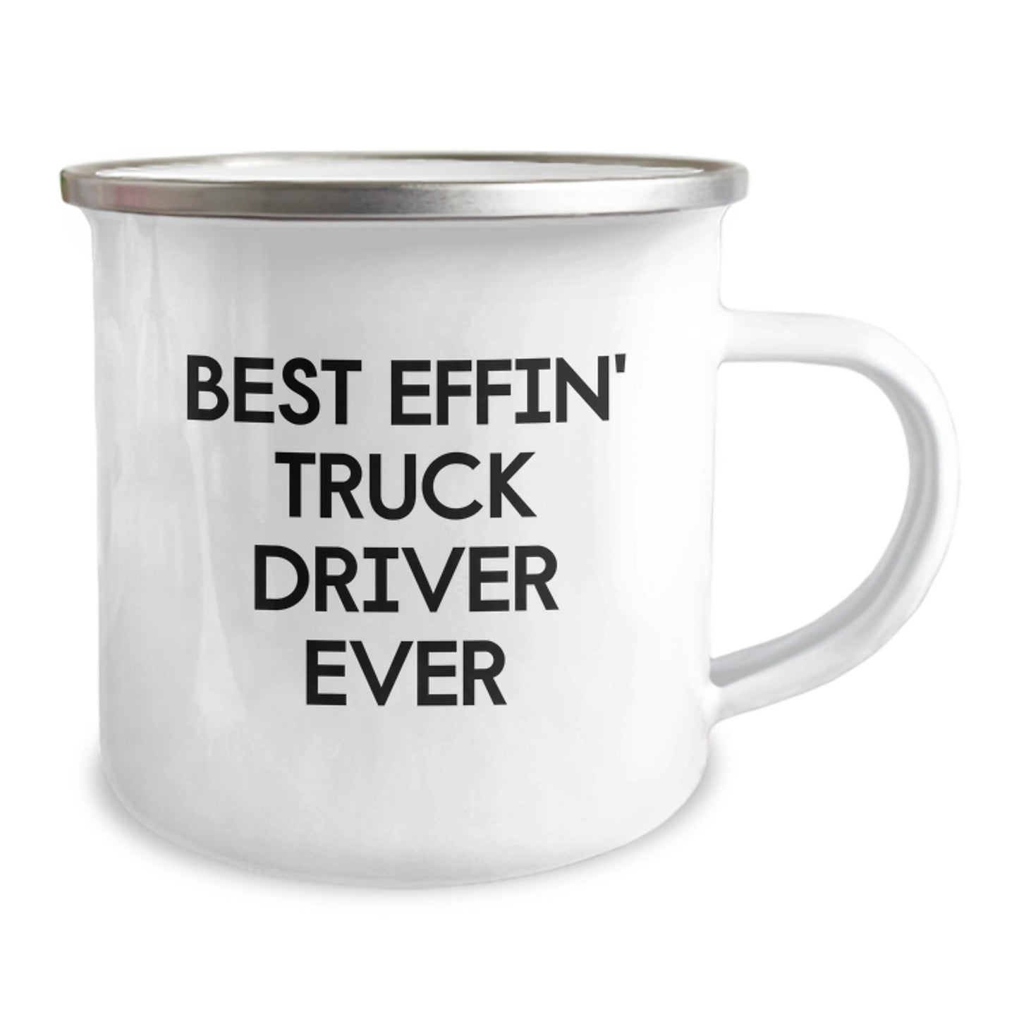 Truck Driver Keepsake Camping Mug Effin Truck Driver Ever for Him Gift - Image 2