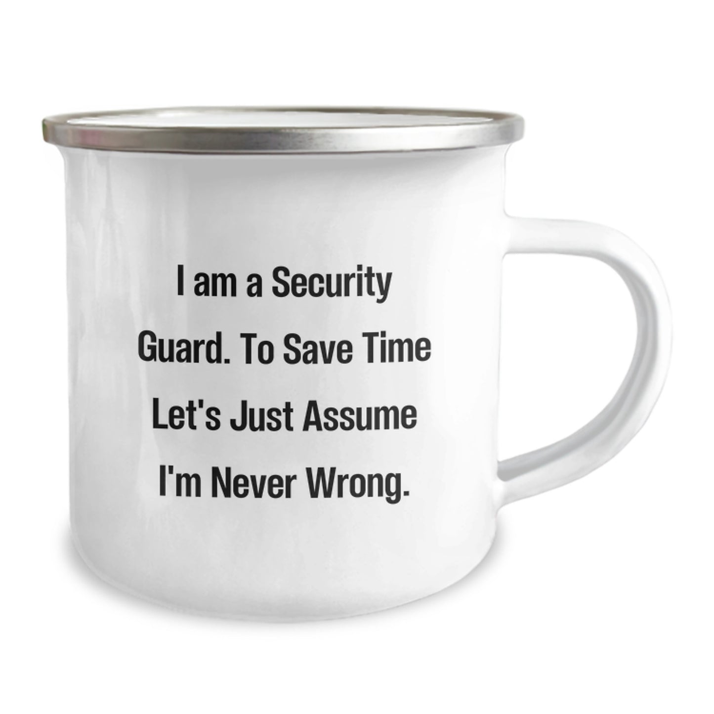 Security Guard Premium Keepsake Camping Mug for Him Birthday Gift - Image 2