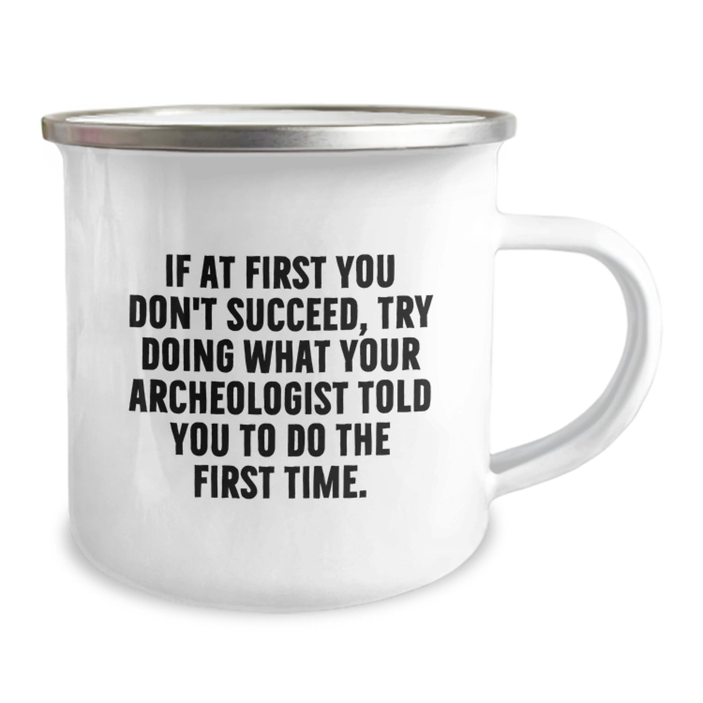 Archeologist Keepsake Camping Mug for Him Birthday Gift Stainless Steel - Image 2
