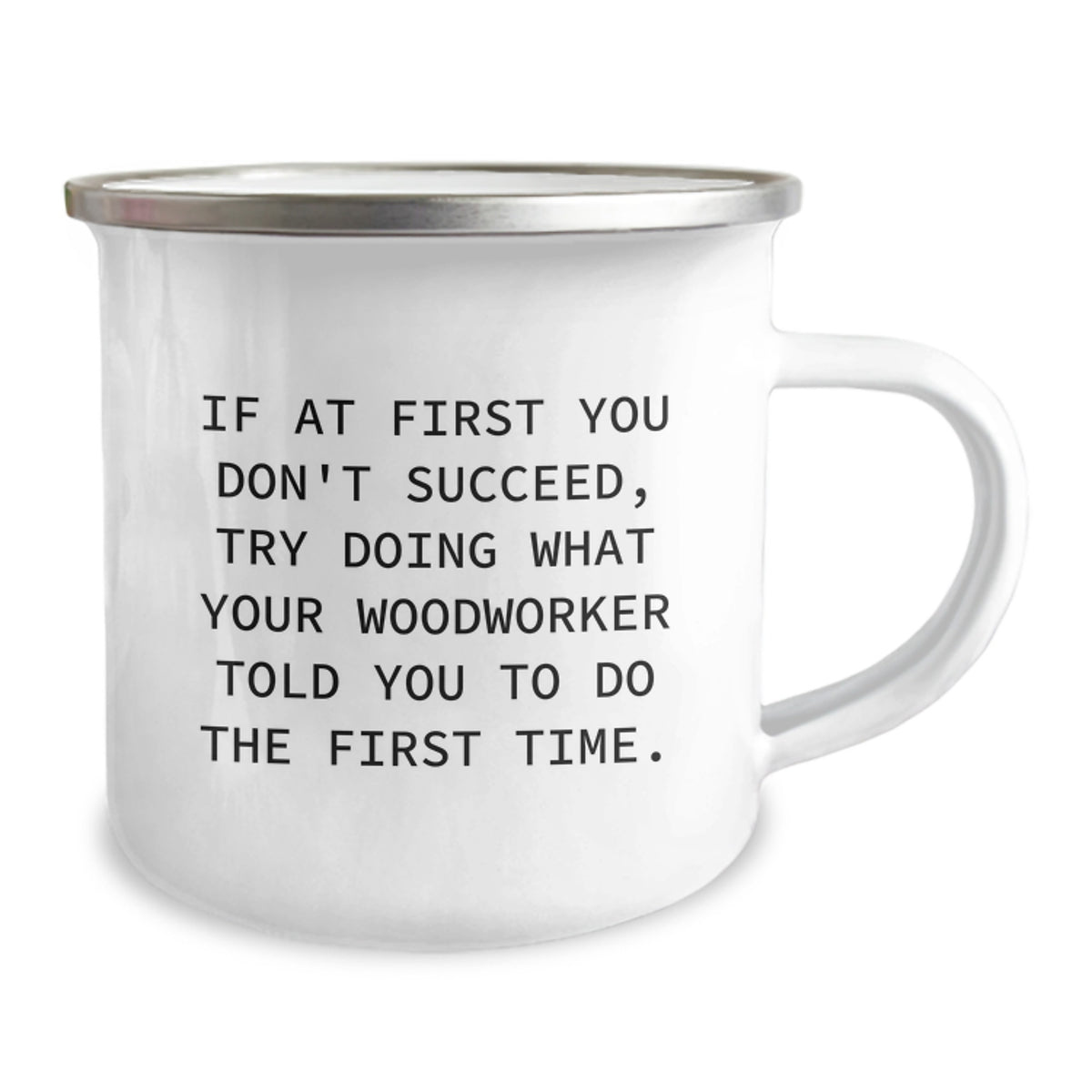 Woodworker Gift for Him Humorous Camping Mug Keepsake - Image 2