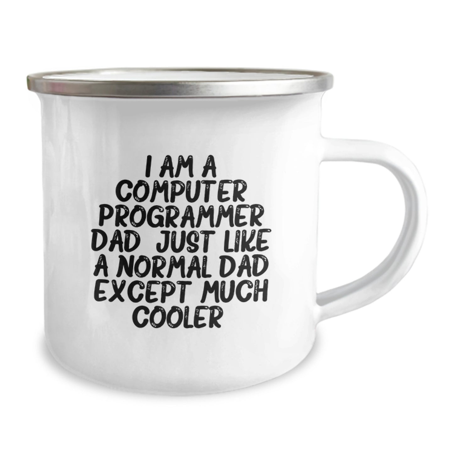 Funny Computer Programmer Gifts: Gifts from Friends for Computer Programmer Dad, Camping Mug with Inspirational Quote, Birthday Unique Gifts - Image 2