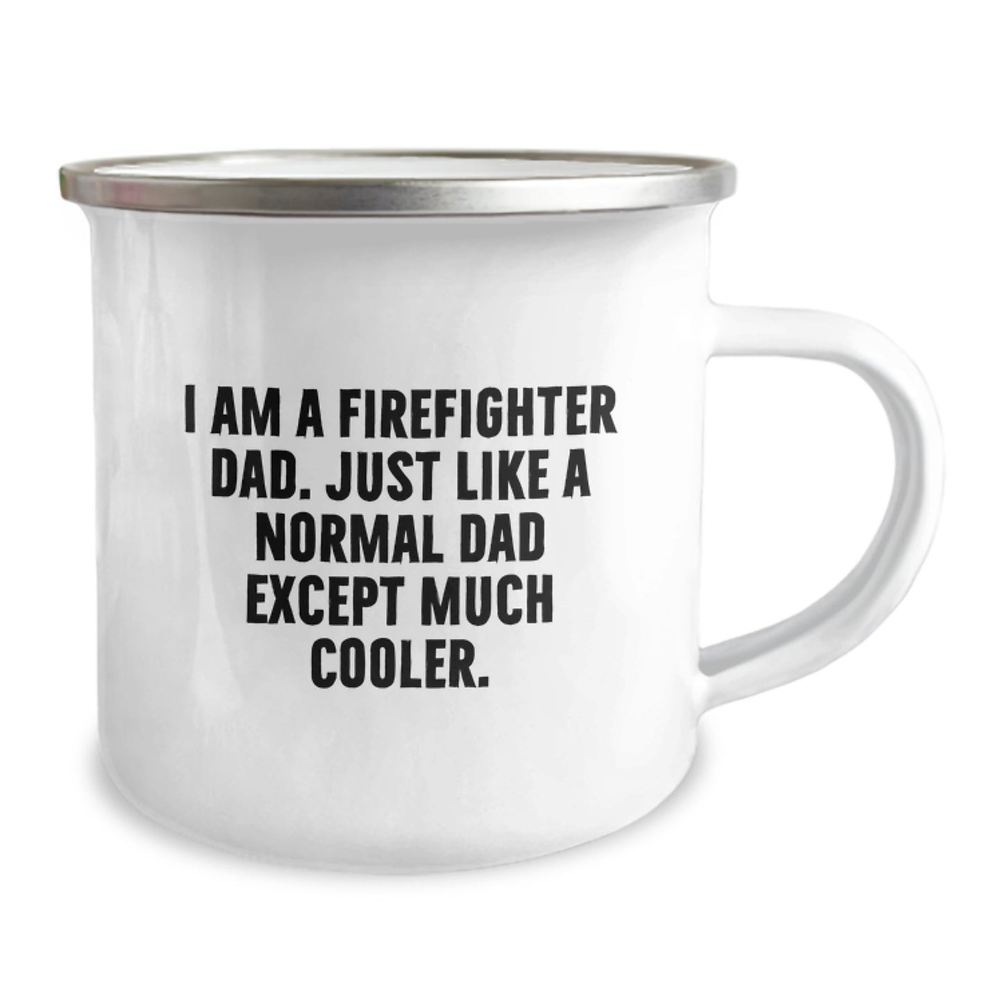 Birthday Gift Firefighter Camping Mug for Her Present - Image 2