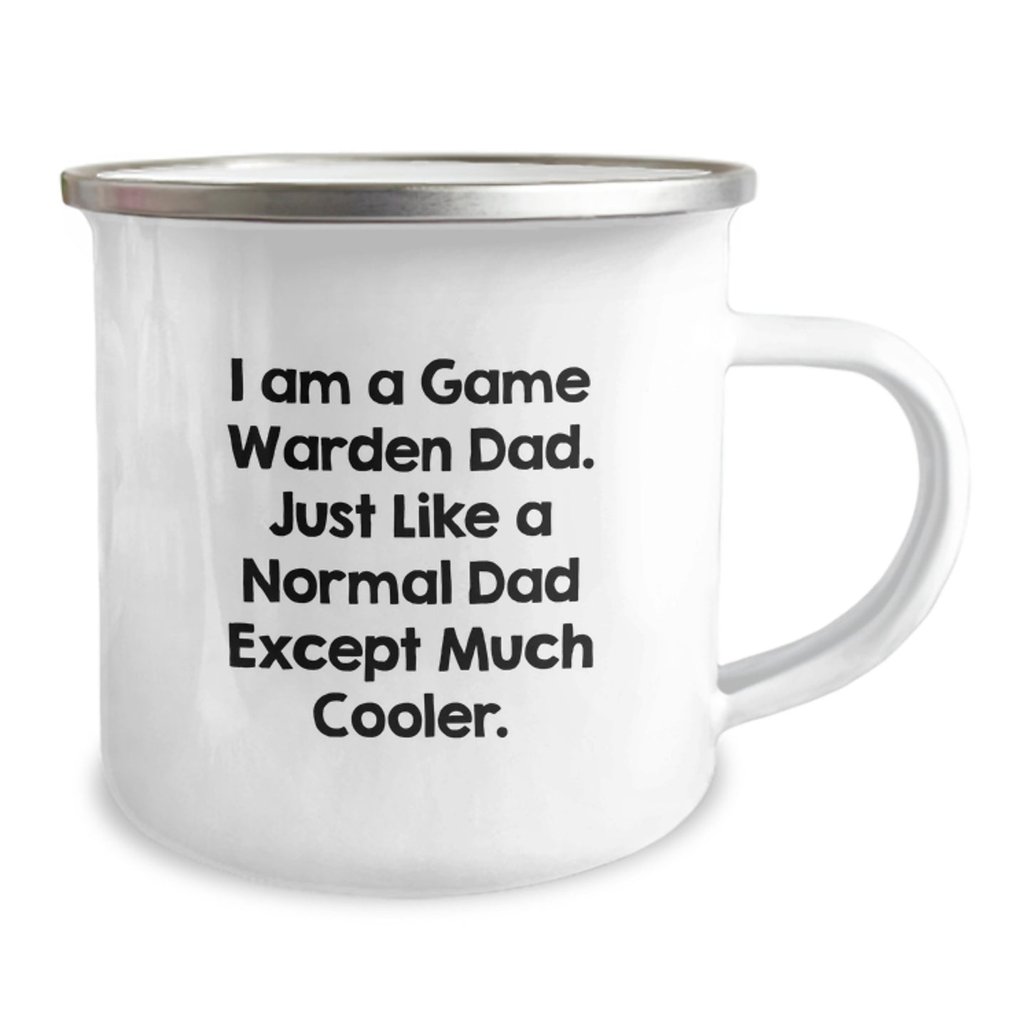 Birthday Gift for Her Game Warden Camping Mug Present with Enamel Finish - Image 2