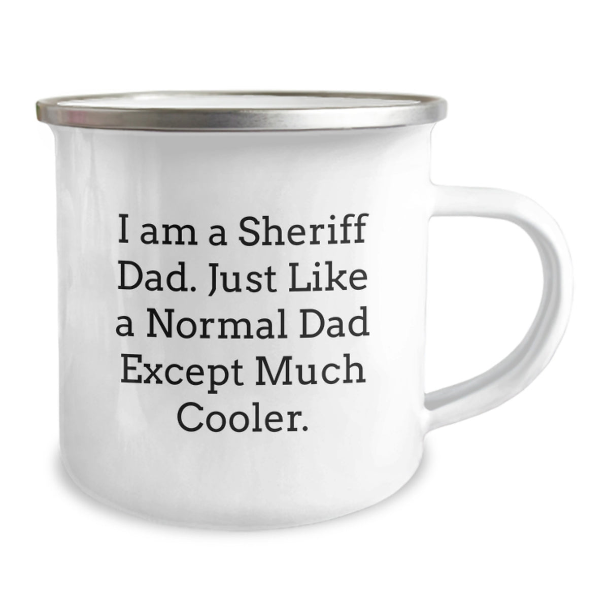 Sheriff Dad Keepsake Camping Mug for Him Birthday Gift - Image 2