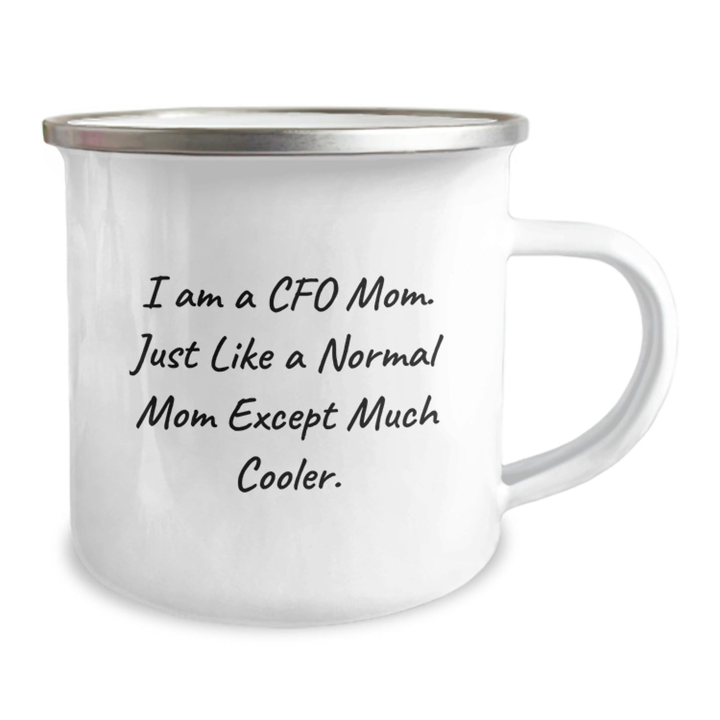 Funny CFO Gifts: Inspirational Quote Camping Mug for CFO Moms, Gifts from Friends, Family, or Coworkers, Perfect Birthday Unique Gifts for CFO Women - Image 2