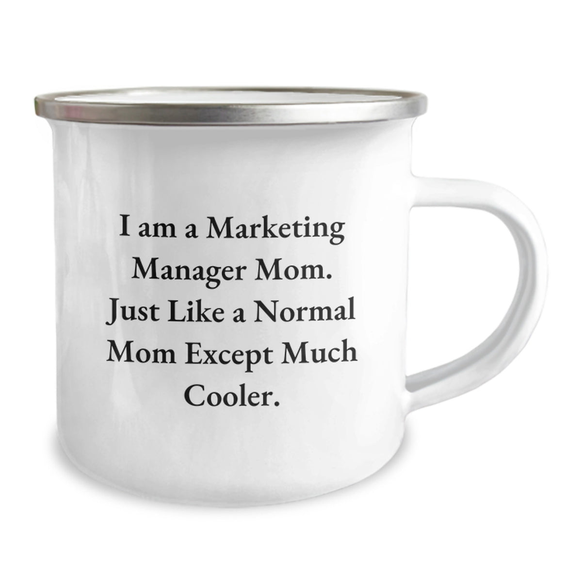 Marketing Manager Keepsake Camping Mug Gift for Him - Cool Mom Quote - Image 2