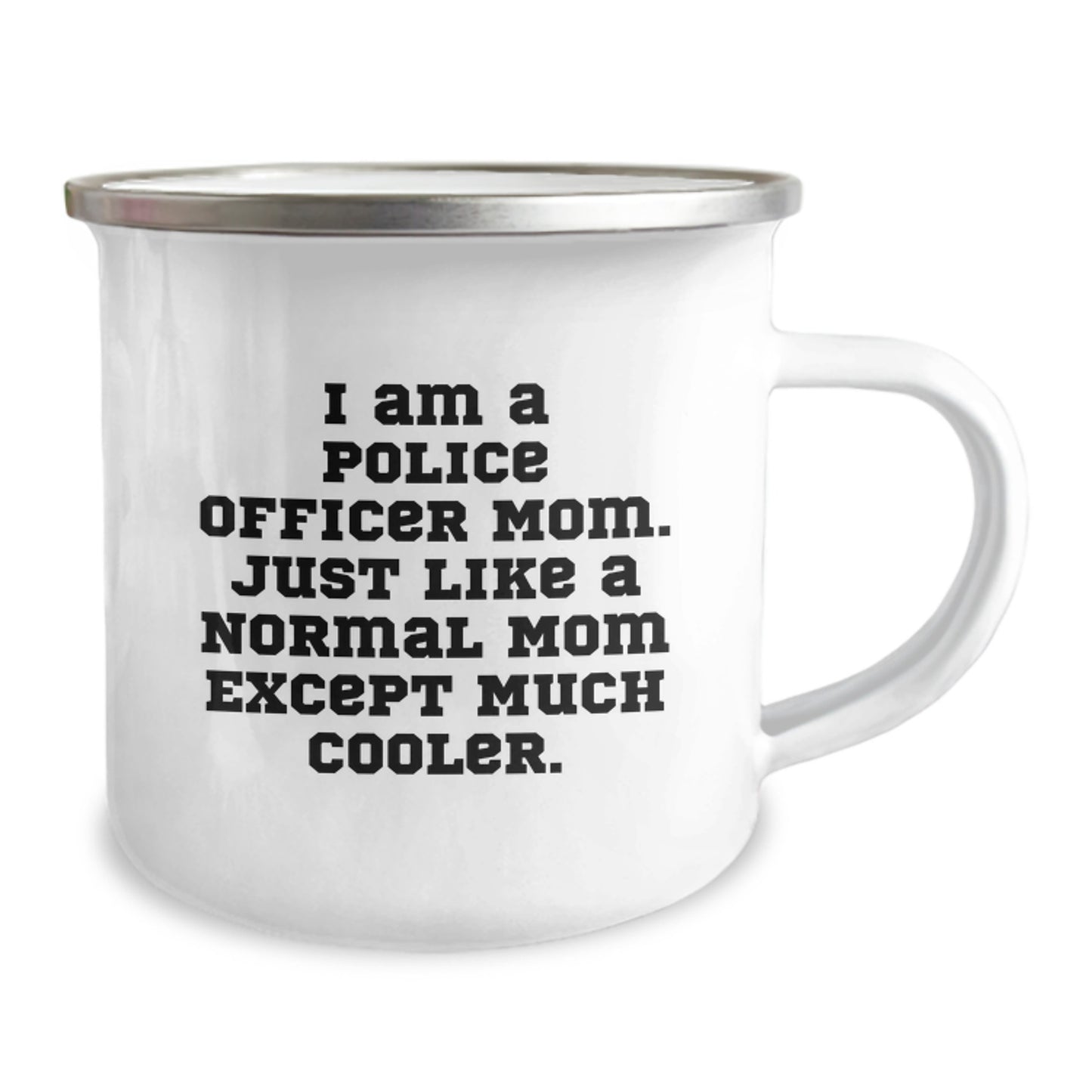 Funny Police Officer Mom Camping Mug Gifts for Her Birthday - Image 2