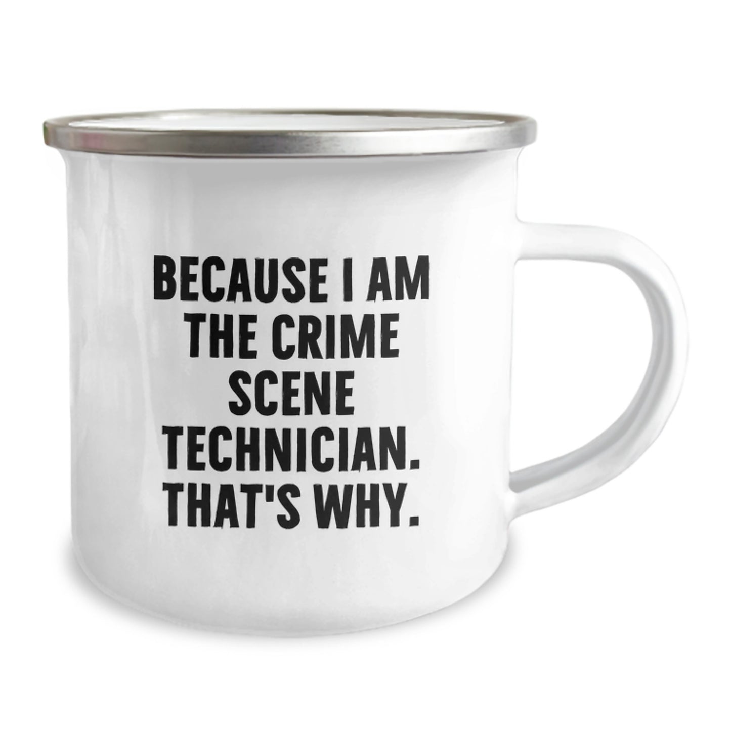 Crime Scene Technician Funny Gifts from Friends for Crime Scene Technician, Camping Mug with Quote, Birthday Unique Gifts for Him - Image 2