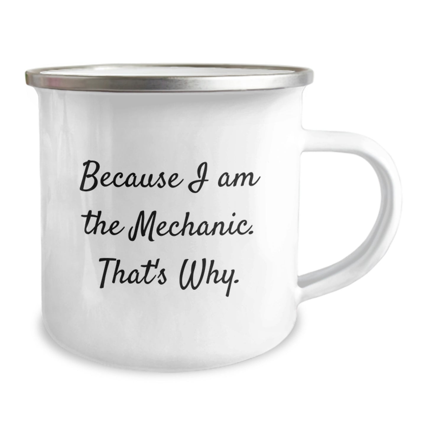 Bold Mechanic Camping Mug Novelty Birthday Gift for Friends Gear - Image 2