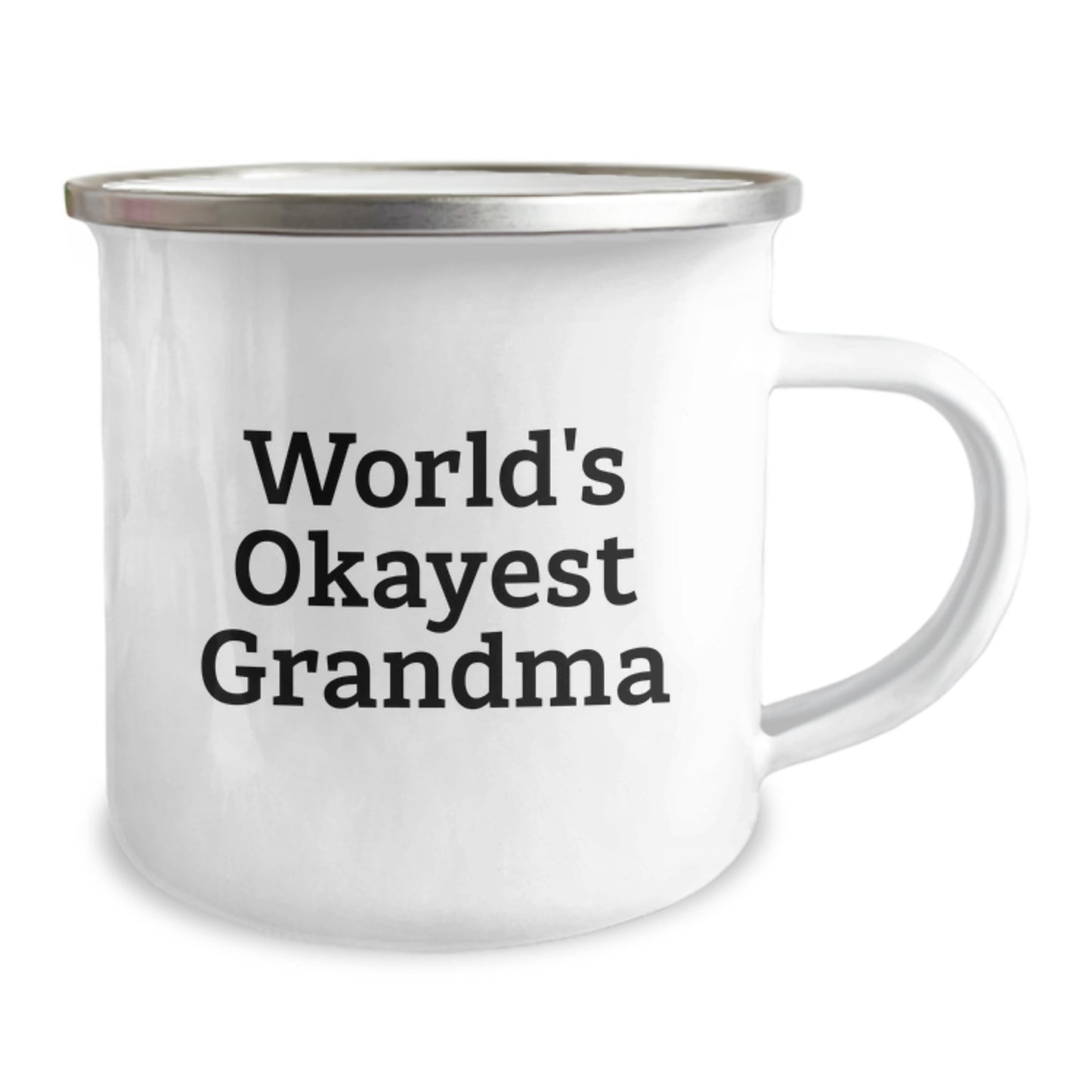Grandma's Camping Adventures World's Okayest Grandma Gifts from Family to Grandma Birthday Unique Mugs - Image 2