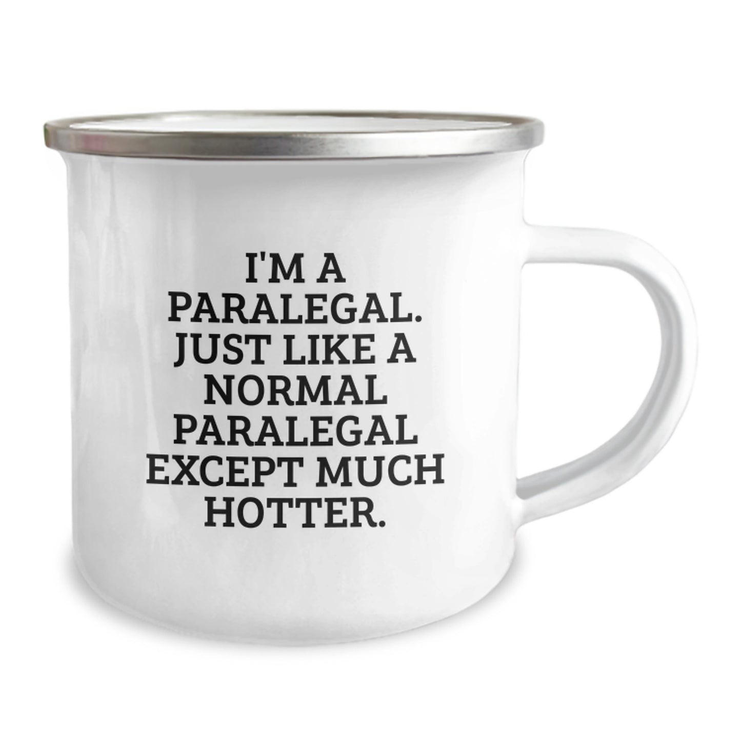 Paralegal Camping Mug Funny Gift for Friends and Family, Unique Birthday Unique Gifts, Gifts from Men, Women and Coworkers to Paralegal, Camping and Hiking Enthusiasts, Hot Humor Mug - Image 2