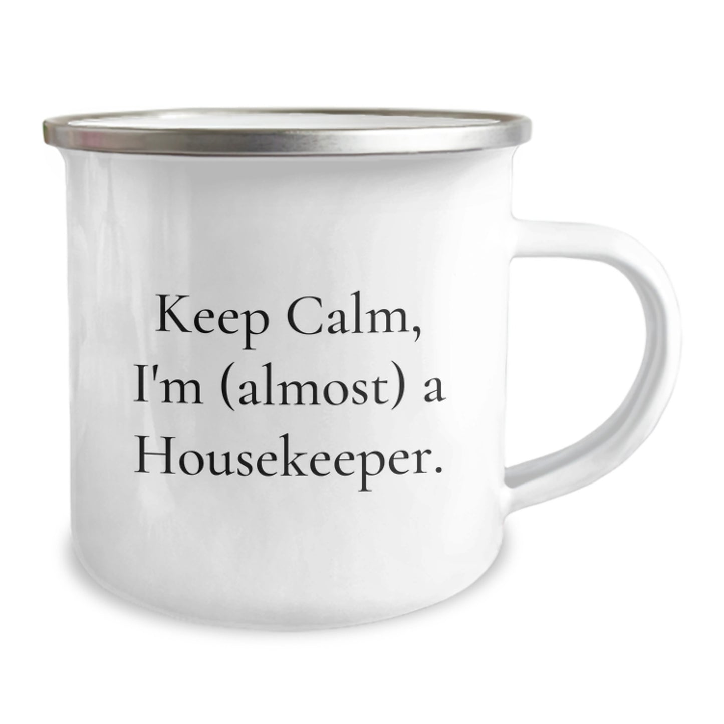 Funny Housekeeper Gifts from Men - Keep Calm, I'm (almost) A Housekeeper. Housekeeper Birthday Unique Gifts - Image 2