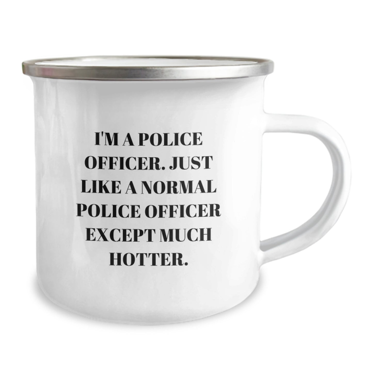Funny Police Officer Gifts for Men from Family - I'm A Police Officer Camping Mug Mother's Day Unique - Image 2
