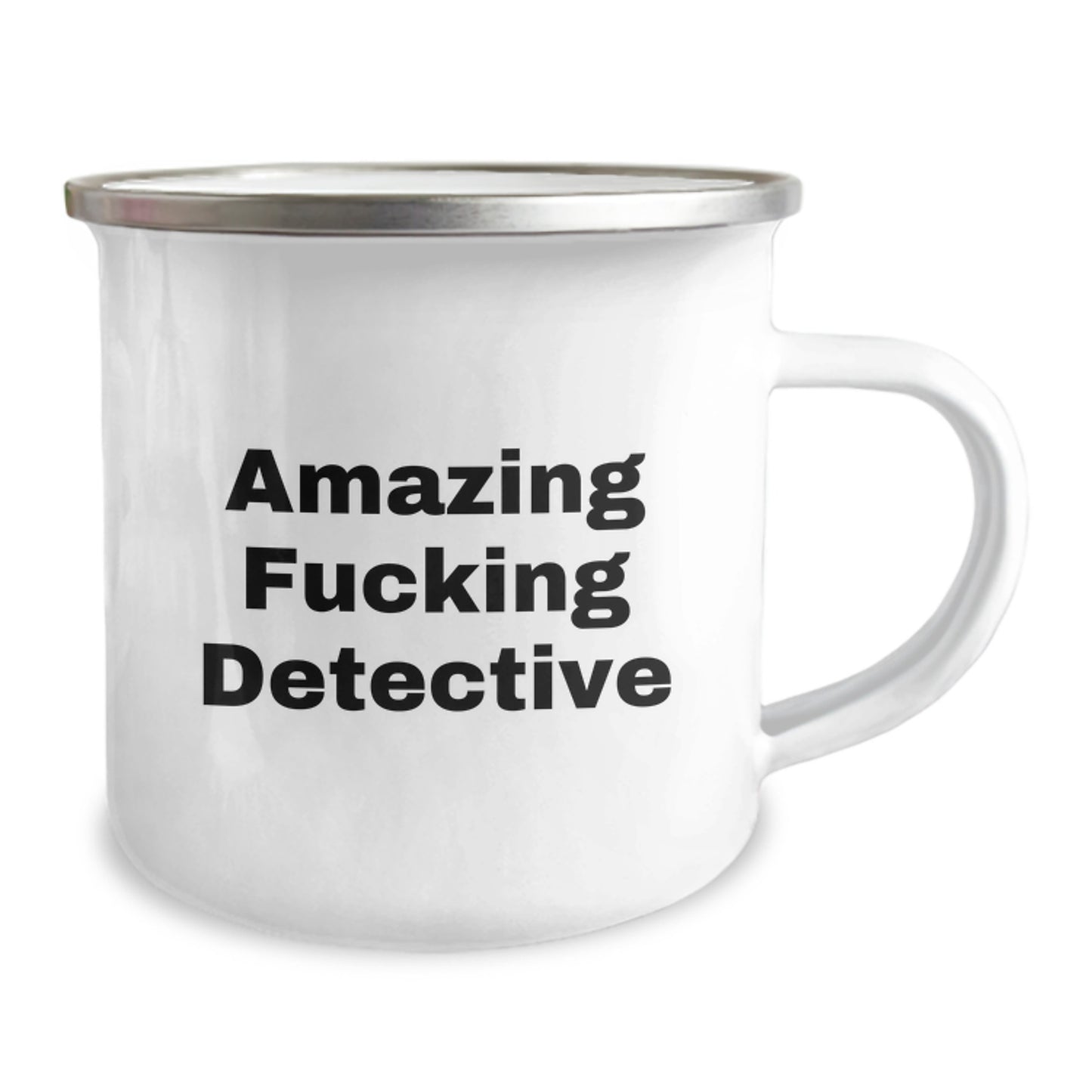 Amazing Funny Detective Gifts from Friends for Detective Birthday Unique Camping Mug - Image 2