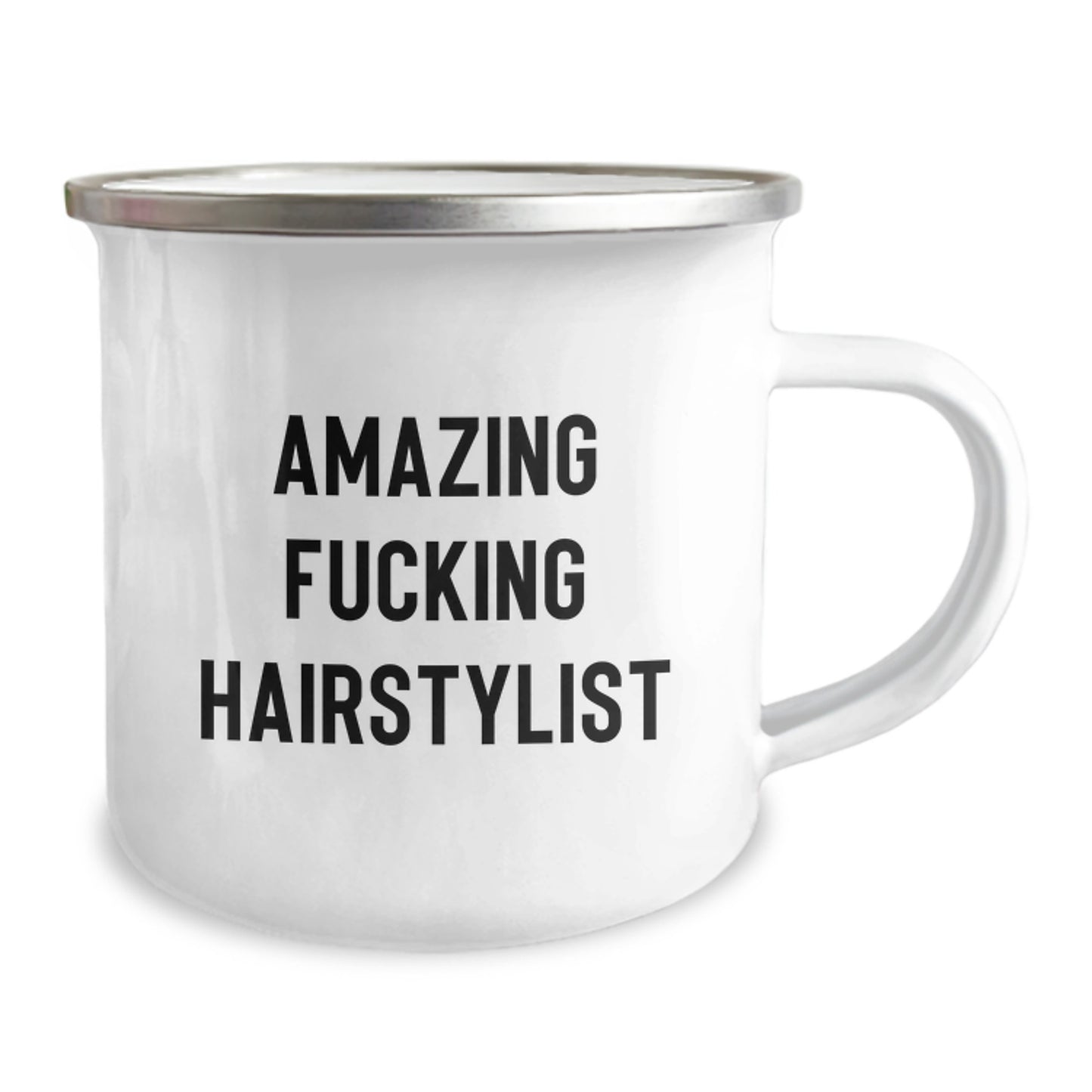 Funny Hairstylist Gifts, Amazing Quote, Camping Mug for Hairstylist's Birthday, Gifts from Friends, Gifts for Hairstylist - Image 2