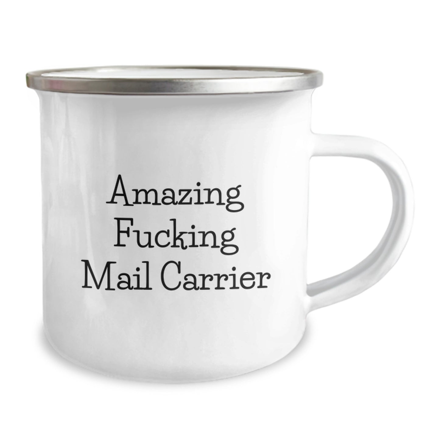 Funny Mail Carrier Gifts for Men - Birthday Unique Gifts from Friends - Amazing F--king Mail Carrier Camping Mug - Image 2