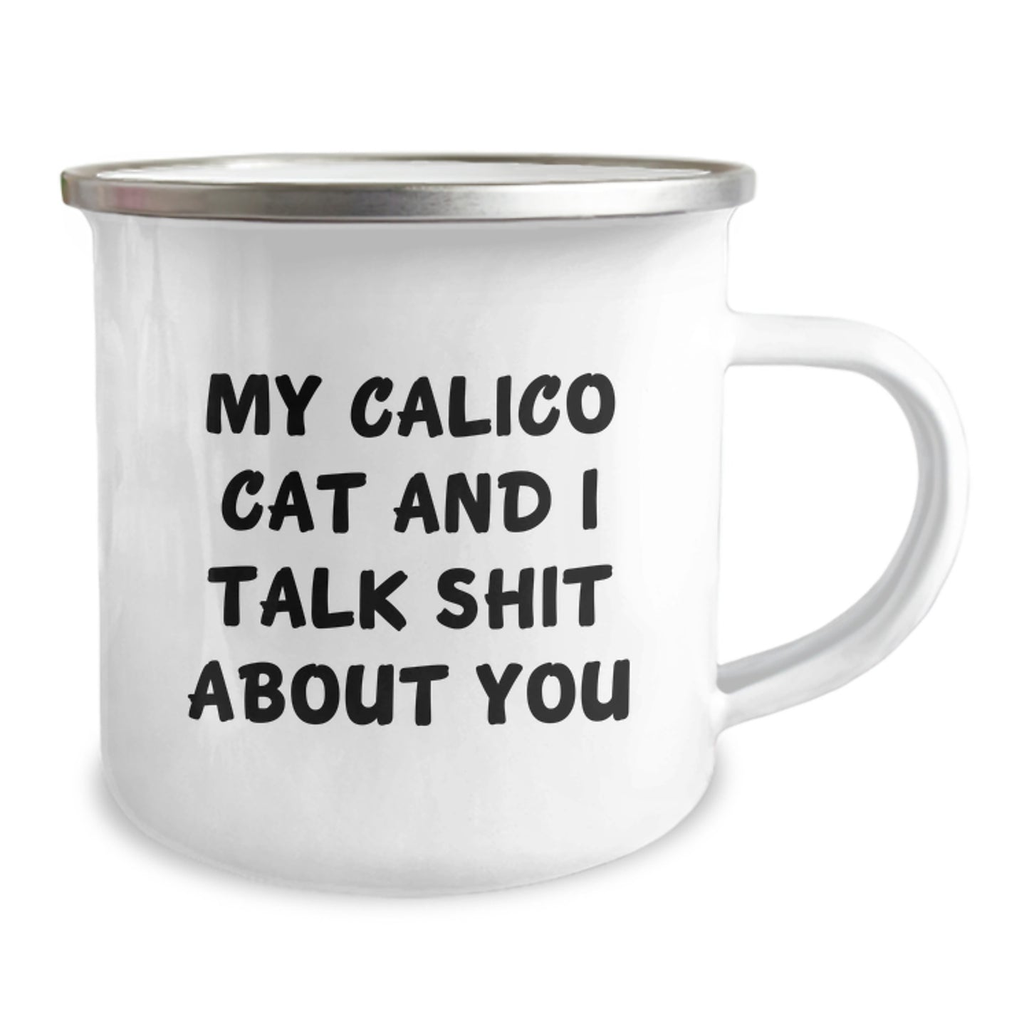 Funny Calico Cat Gifts for Calico Cat Lovers, Funny Camping Mug for Friends and Family, Christmas Unique Gifts from Men to Women - Image 2