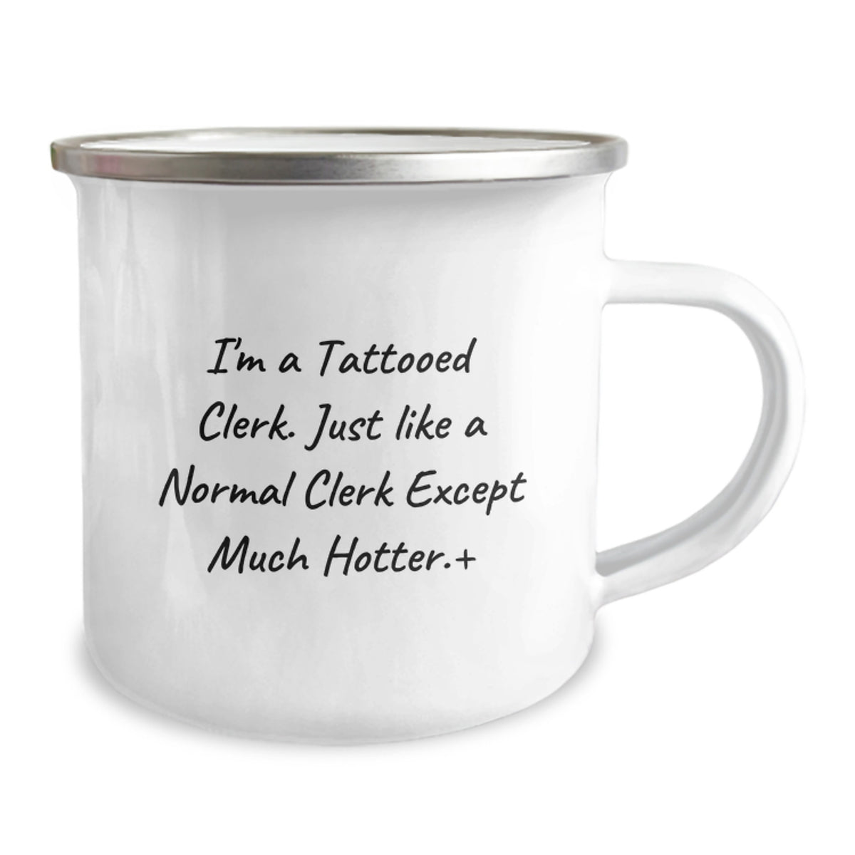 Christmas Gift for Her - A Bold Tattooed Clerk Camping Mug Present - Image 2