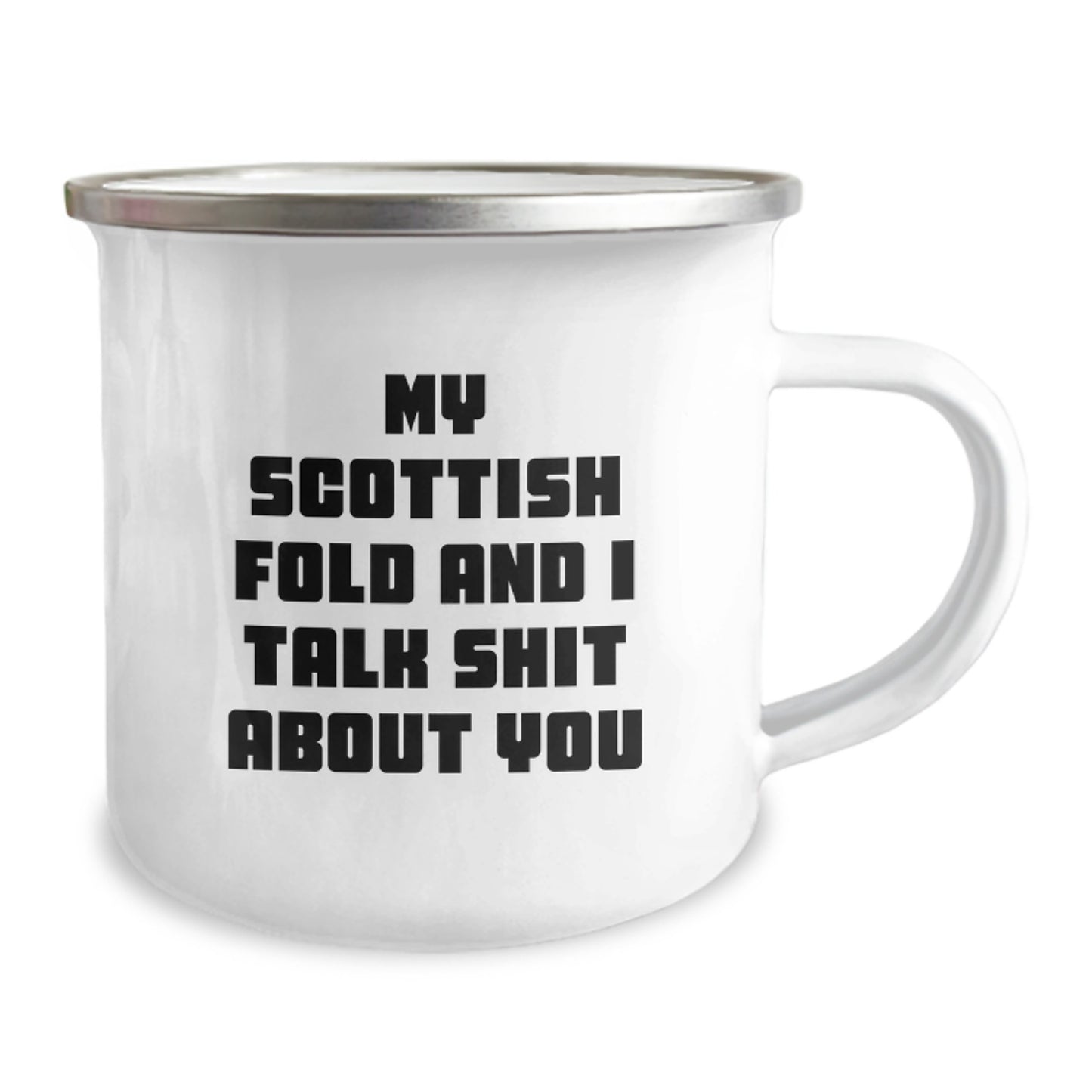 Funny Scottish Fold Cat Lover Gifts from Friends for Valentine's - Image 2