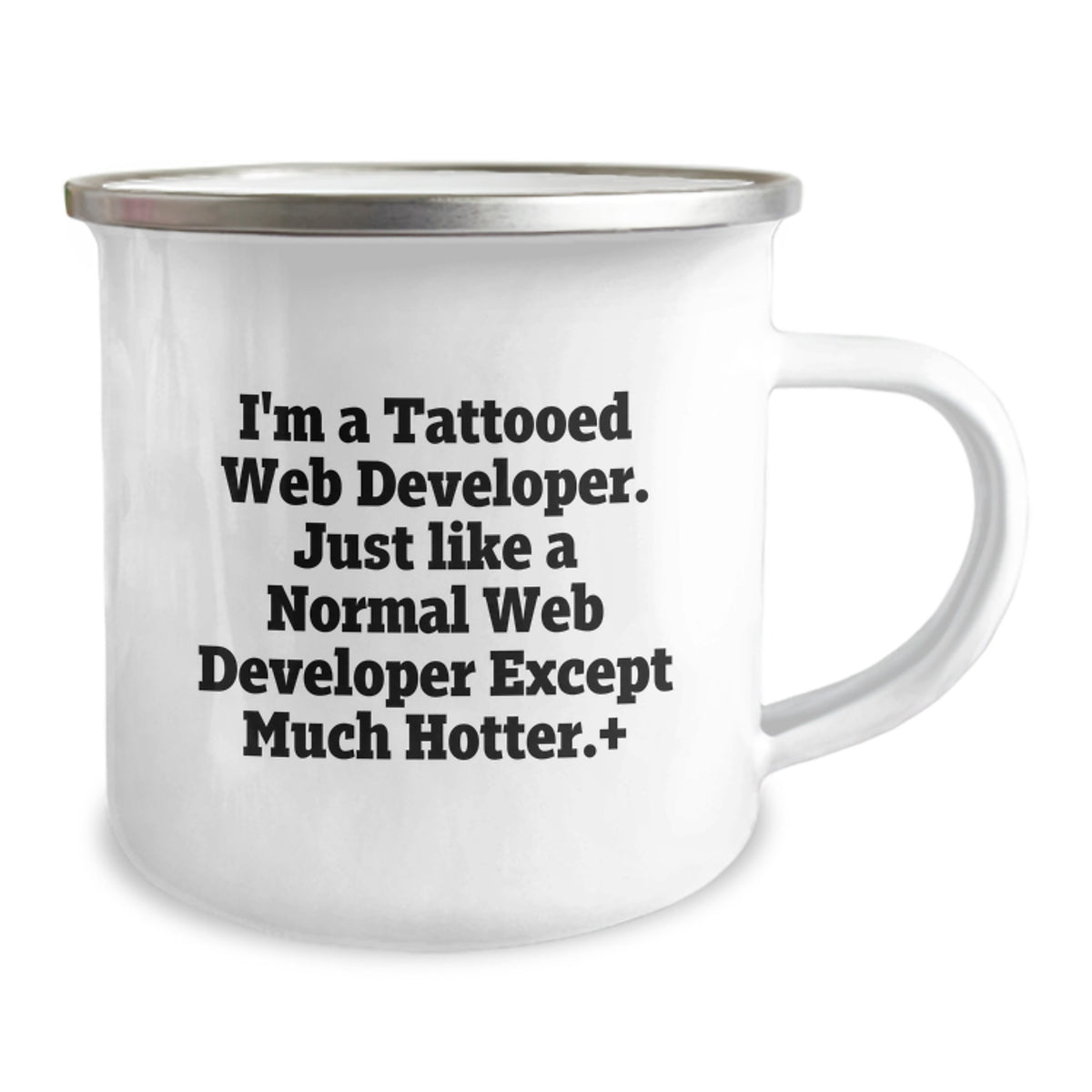 Web Developer Gift For Him - Funny Tattooed Web Developer Keepsake Mug - Image 2