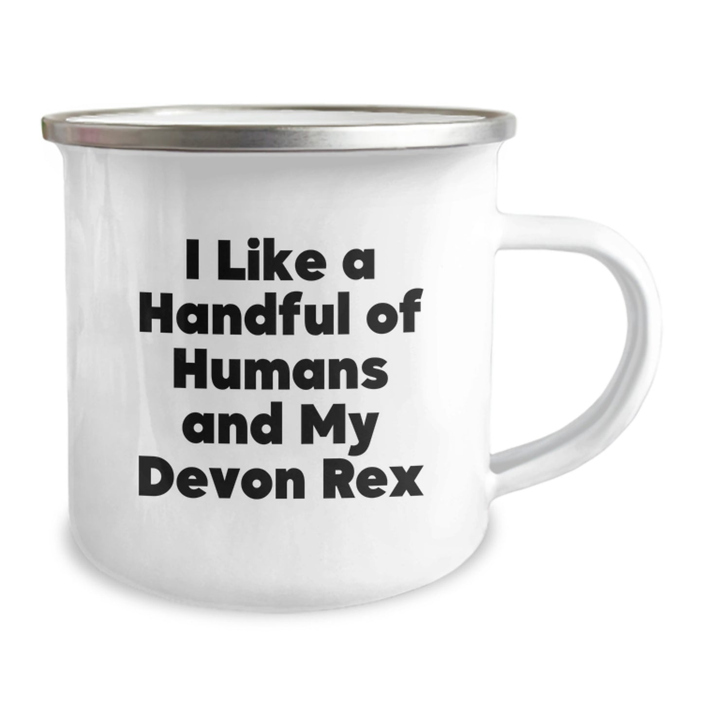 Funny Devon Rex Cat Lover Gifts from Family - I Like A Handful Of Humans And My Devon Rex, Graduation Unique Gifts for Him Her Friends - Image 2