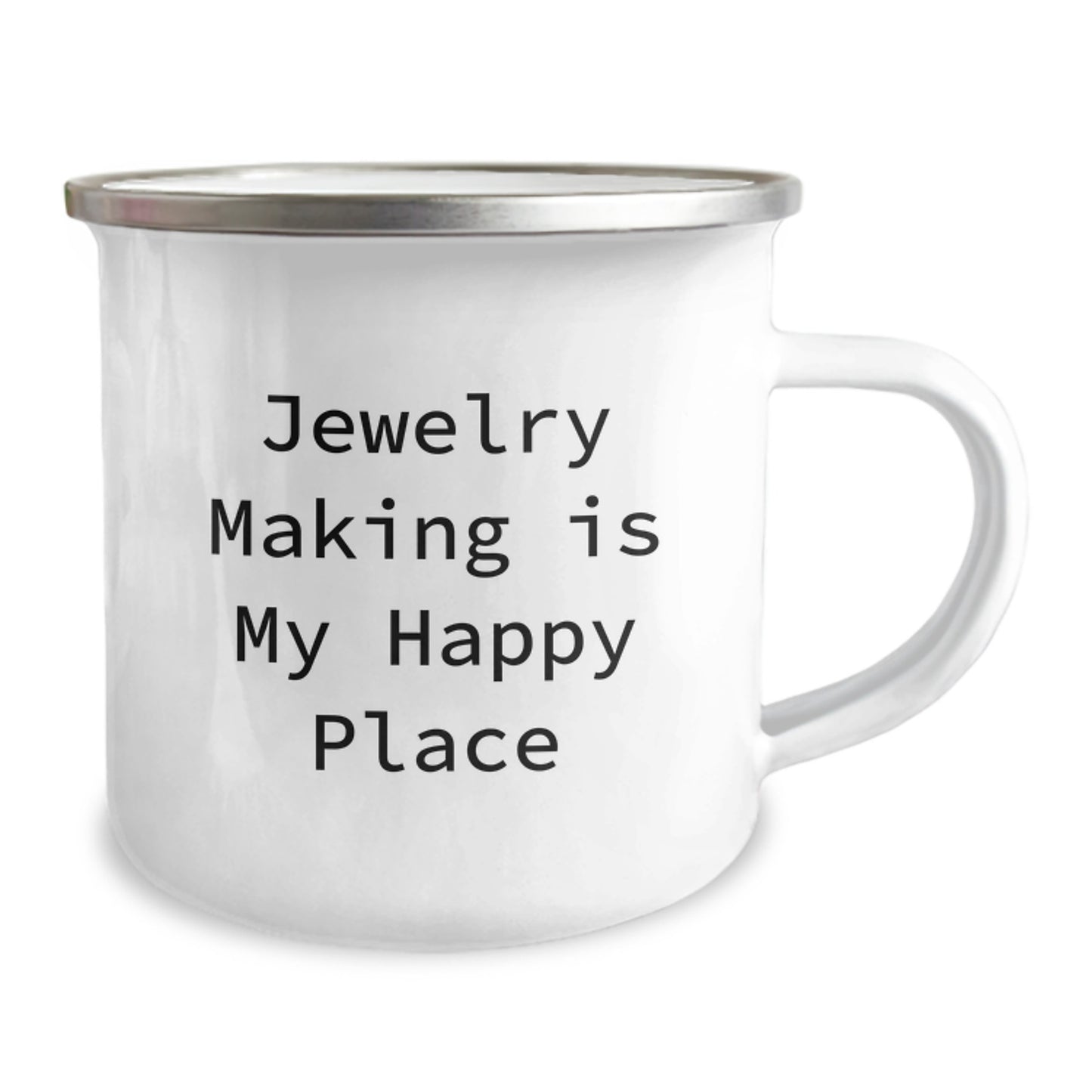 Jewelry Making Enthusiast's Camping Mug from Friends, Funny Quote, Perfect for Valentine's Unique Gifts for Jewelry Making Lovers - Image 2