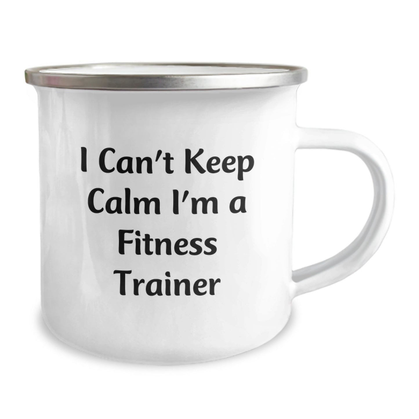Funny Fitness Trainer Gifts for Men and Women, Camping Mug I'm a Fitness Trainer, Christmas Unique Presents from Family and Friends - Image 2