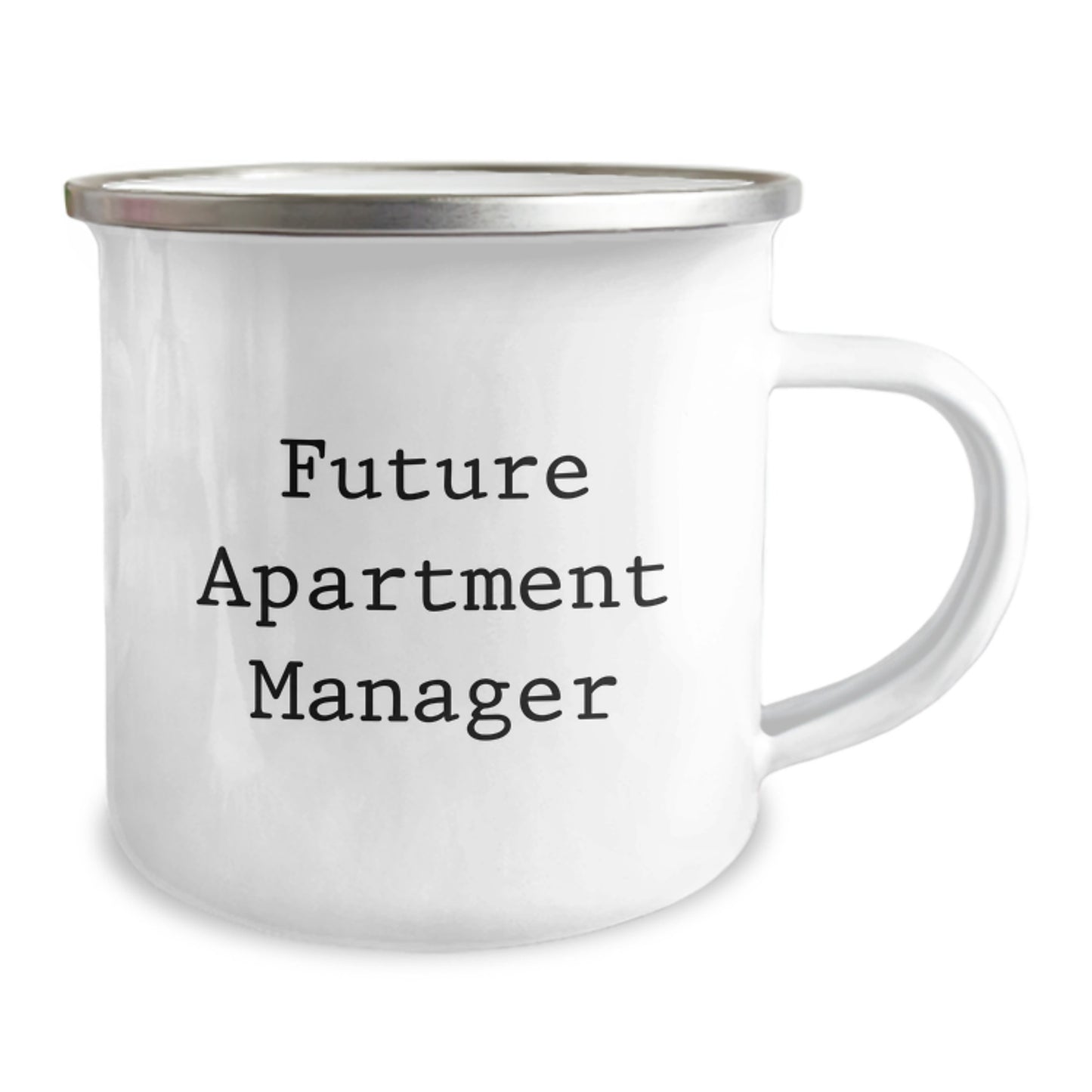 Funny Quote Camping Mug for Future Apartment Manager Graduation Gifts from Friends and Family - Image 2