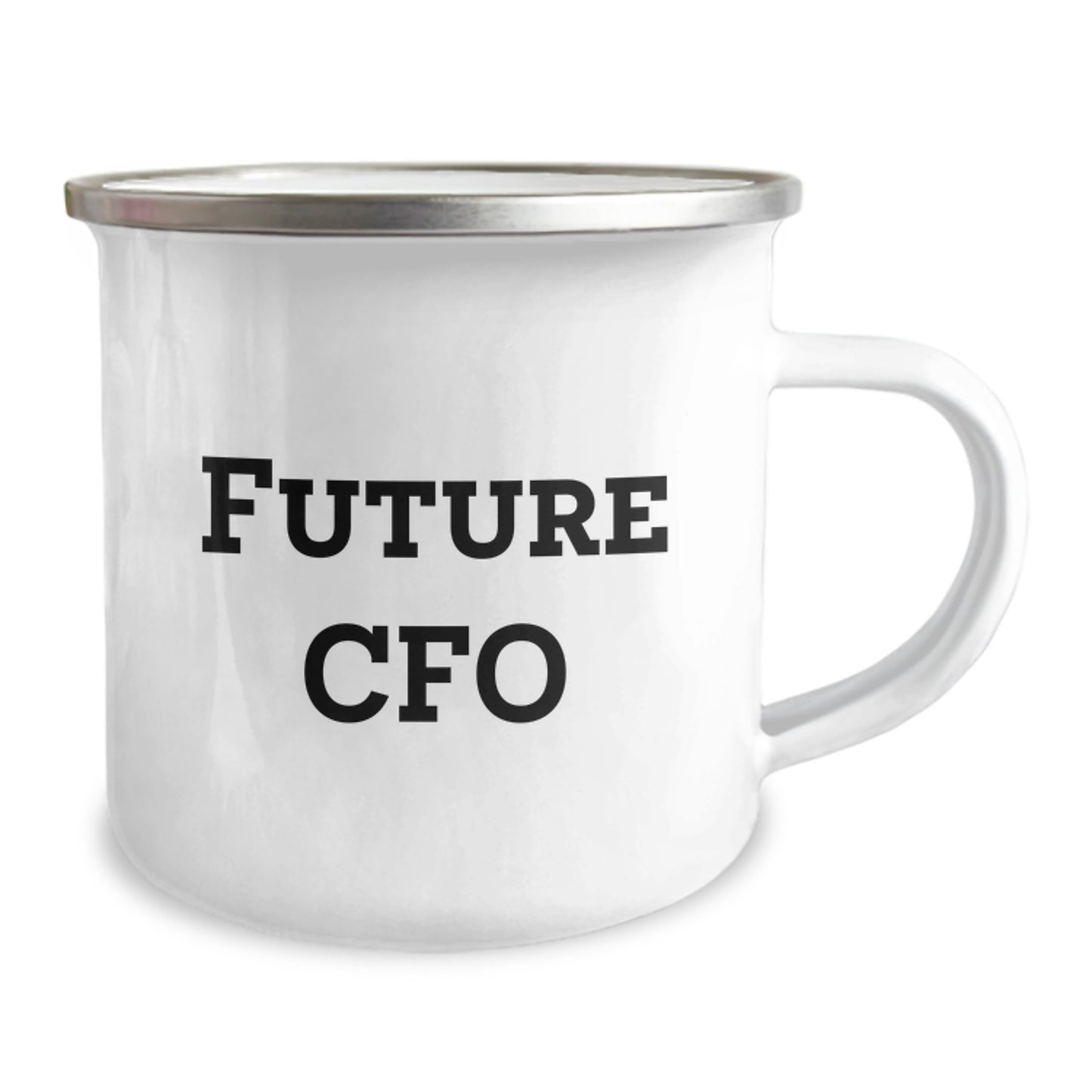 Funny CFO Quote Gifts, 'They're Not the Boss of Me' Camping Mug, 12 oz Stainless Steel with Enamel Finish, Great Birthday Unique Gift for Men or Women Friends Coworkers Family - Image 2