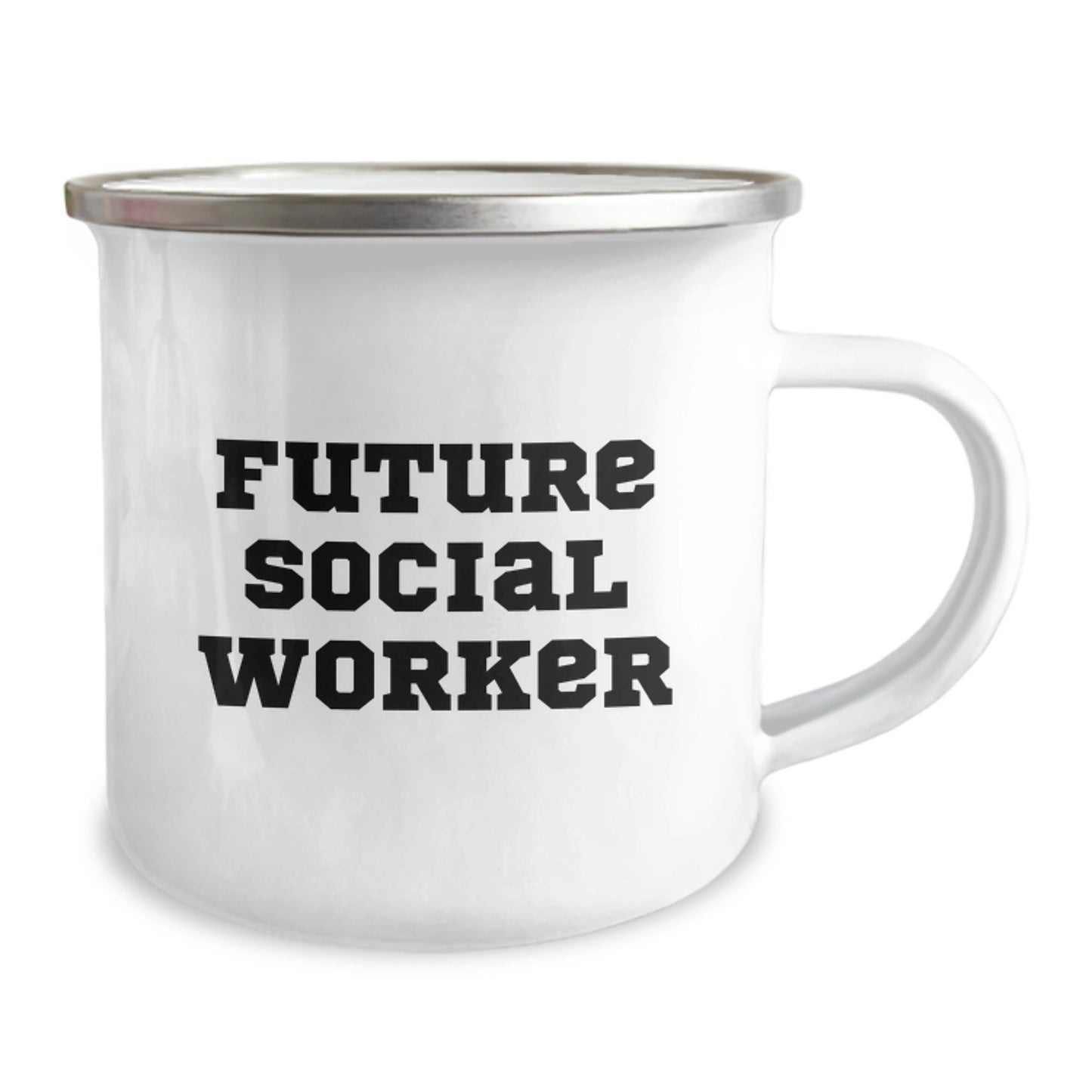 Funny Social Worker Gifts from Friends for Future Social Workers, Social Worker Camping Mug for Graduation Unique Gifts - Image 2