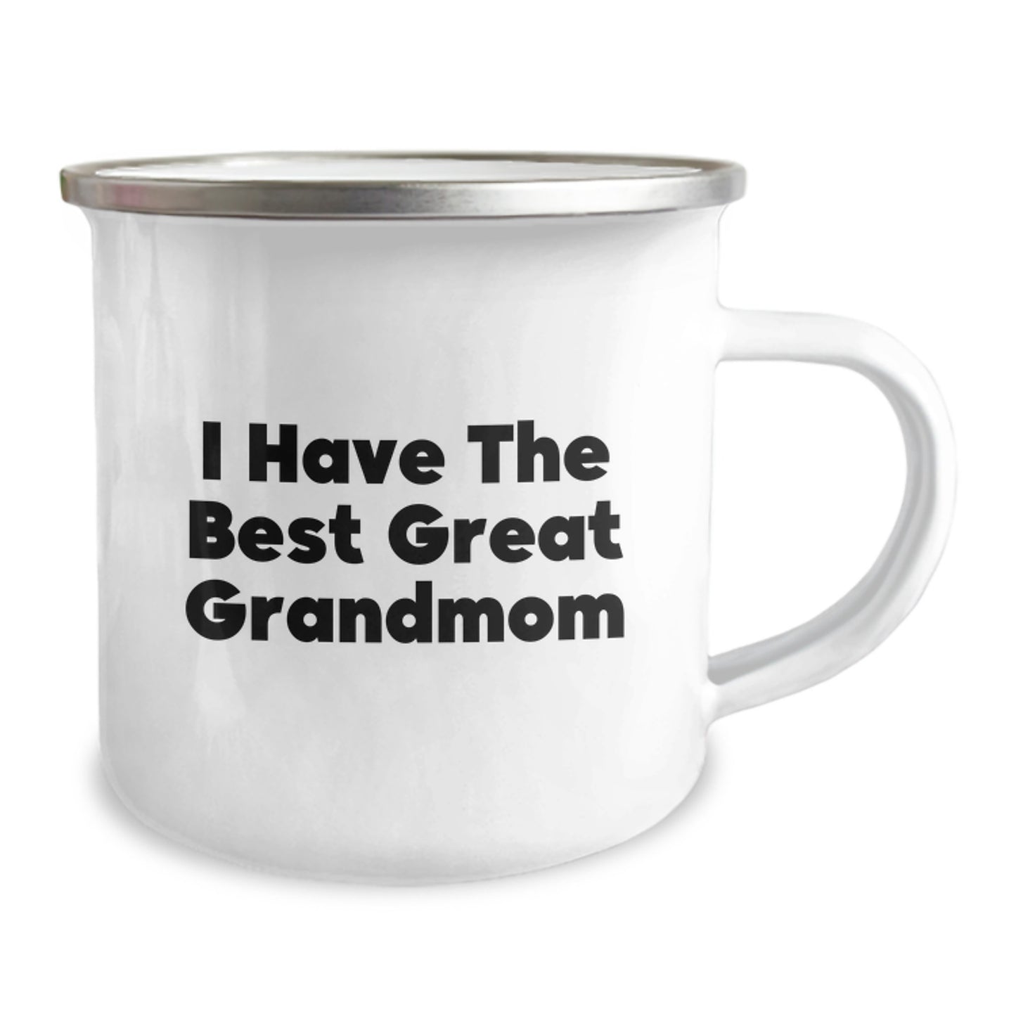 Funny Grandmom Gifts for Dad on Father's Day - Camping Mug, I Have The Best Great Grandmom, Gifts from Family - Image 2