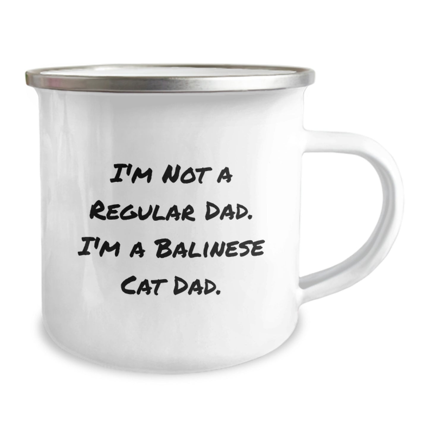 Funny Balinese Cat Gifts for Men Gifts from Dad - 'I'm Not A Regular Dad. I'm A Balinese Cat Dad.' Christmas Unique Gifts for Cat Lover - Image 2