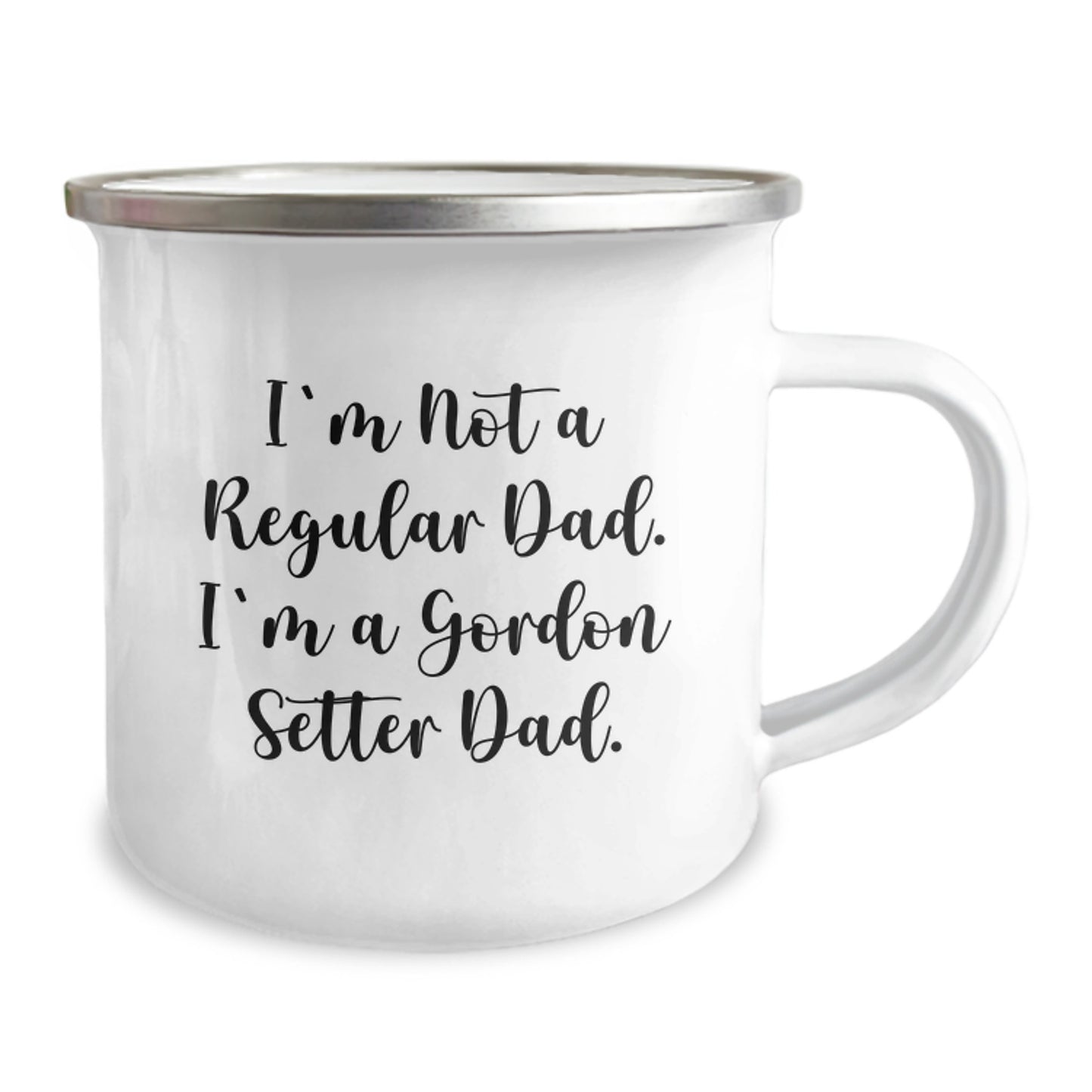 Funny Gordon Setter Dog Dad Gifts for Men Birthday Unique Camping Mug, I'm Not A Regular Dad. I'm A Gordon Setter Dad. Gifts from Dad to Men, Perfect for Birthday - Image 2