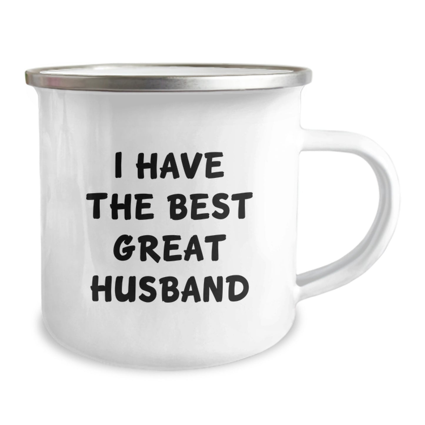 Funny Husband Gifts from Men - I Have The Best Great Husband Stainless Steel Camping Mug for Camping and Outdoor Adventures, Unique Mother's Day Unique Gifts for Husband, Men's Camping Mug - Image 2