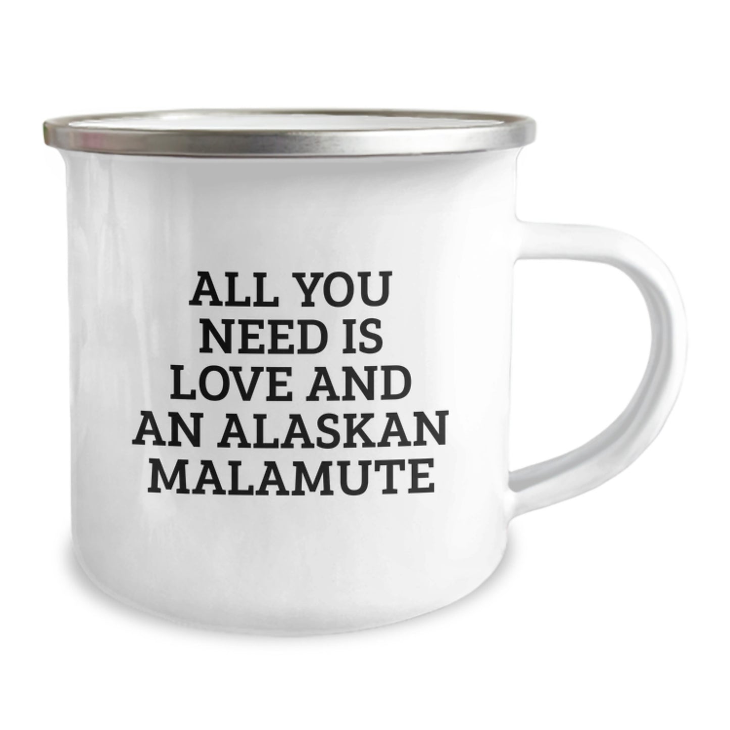 Unique Birthday Unique Gifts for Alaskan Malamute Dog Lovers - Funny Alaskan Malamute Dog Camping Mug, All You Need Is Love And An Alaskan Malamute, Gifts from Friends - Image 2