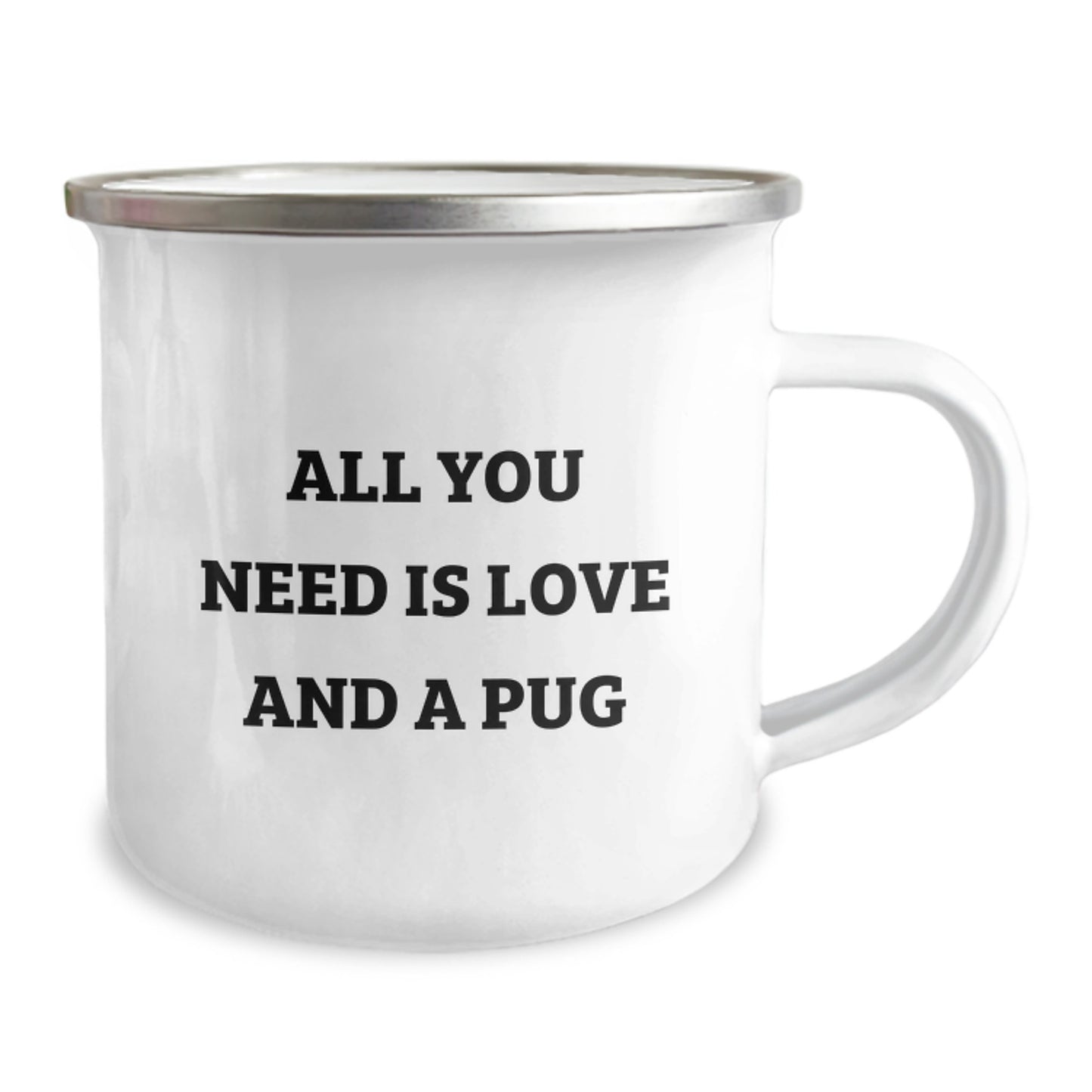 Pug Dog Camping Mug Gifts from Friends and Family for Christmas Unique - Image 2