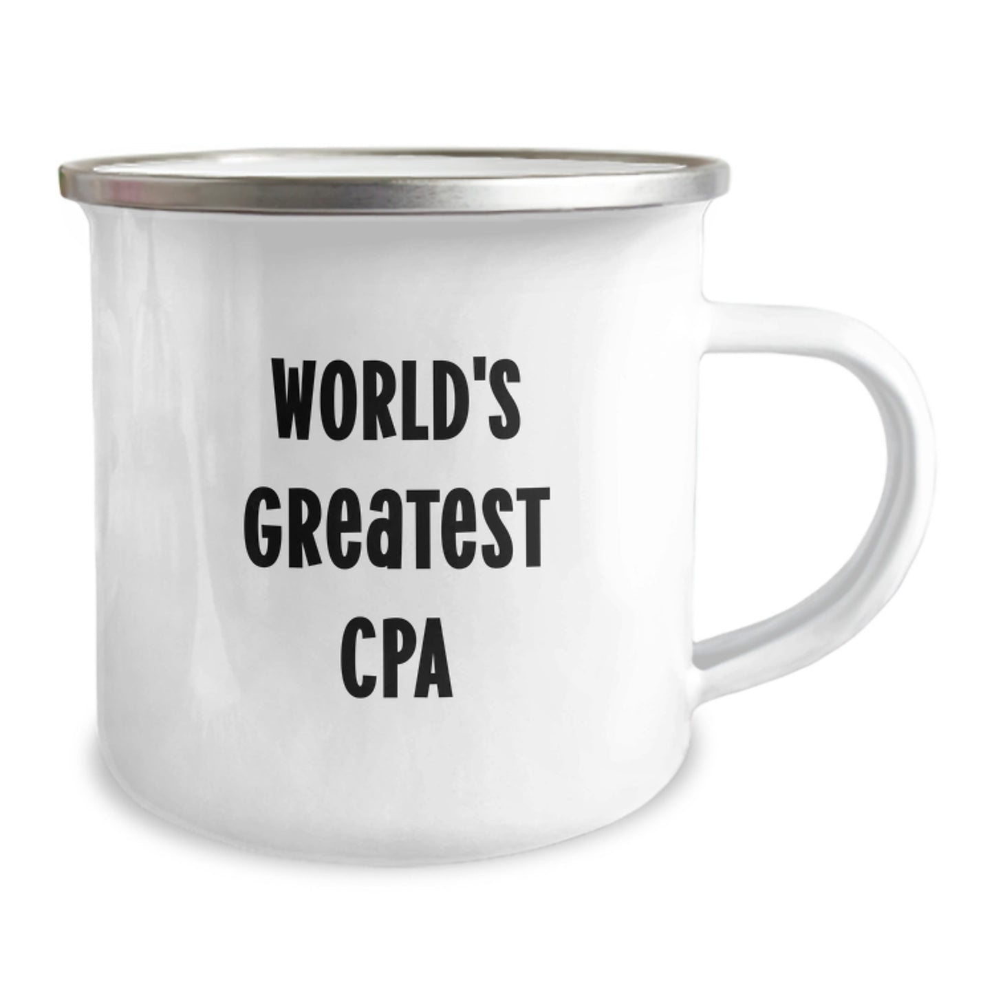 Funny CPA Camping Mug Gifts for Men, World's Greatest Cpa, Christmas Unique Gifts, Gifts from Friends, Camping Mugs for CPAs - Image 2