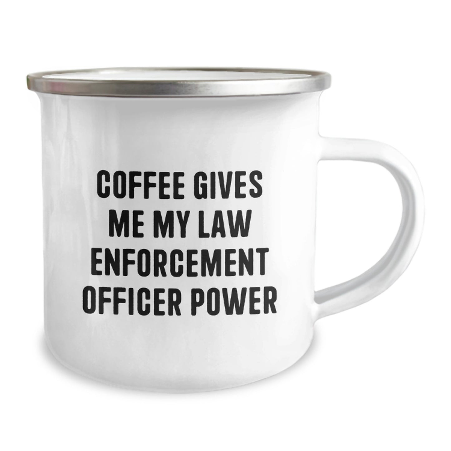 Funny Law Enforcement Officer Camping Mugs Gifts for Men from Friends, Christmas Unique Gifts for Law Enforcement Officers, Funny Quote Law Enforcement Officer Coffee Lover Mug - Image 2