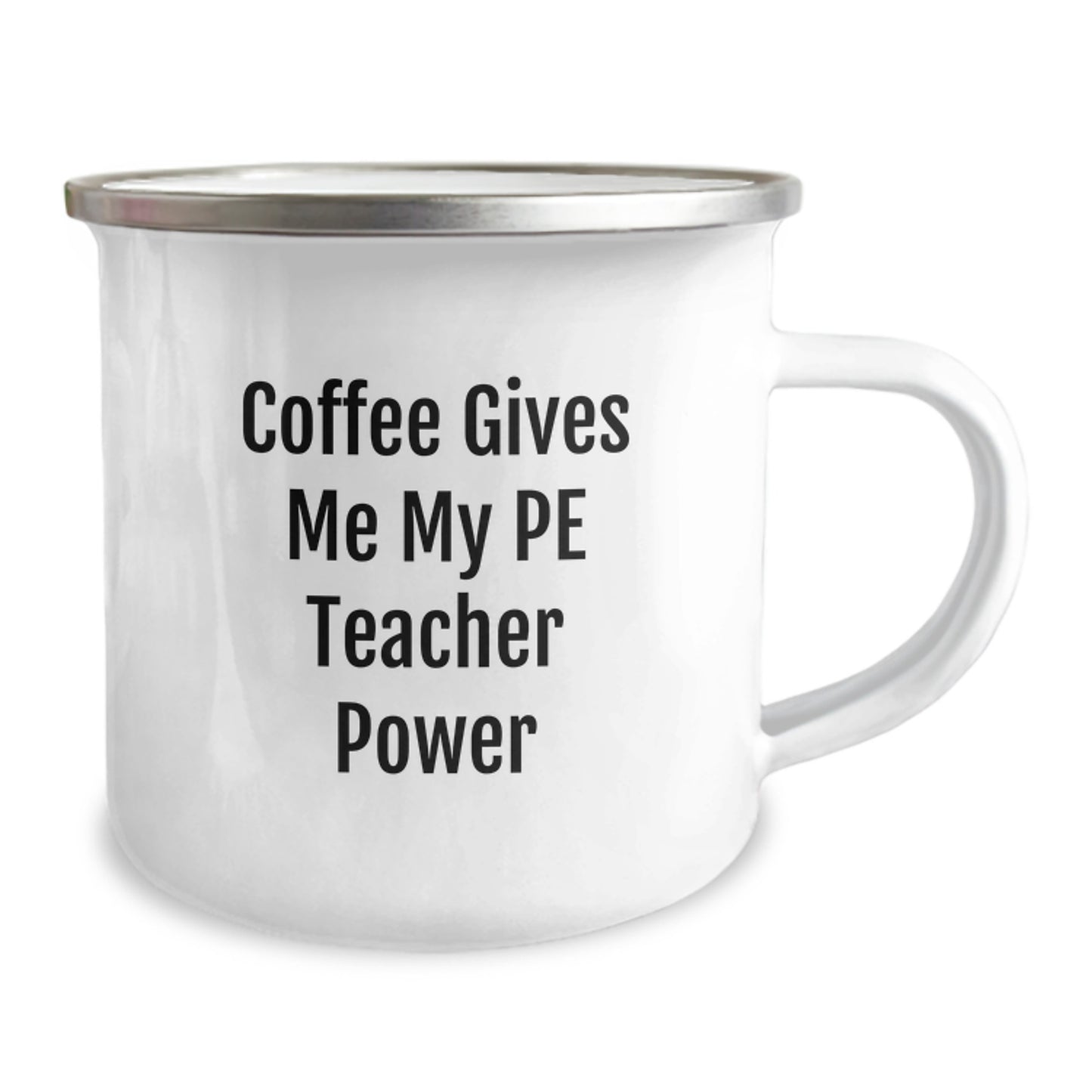 Funny PE Teacher Gifts from Men to PE Teachers, Camping Mug for Graduation Unique Gifts - Image 2