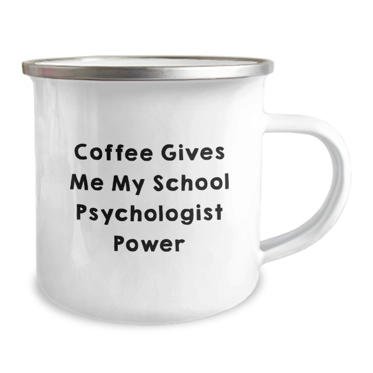 Funny School Psychologist Gifts from Family Friends Coworkers - Coffee Gives Me My School Psychologist Power Graduation Unique Gifts for School Psychologists - Image 2