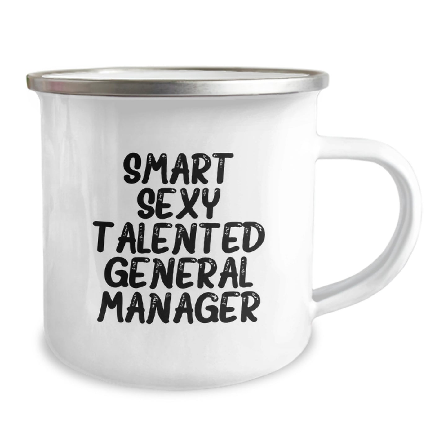 Funny General Manager Gifts for Men, 'Smart Sexy Talented' Unique Camping Mug for Christmas Unique Gifts from Coworkers - Image 2