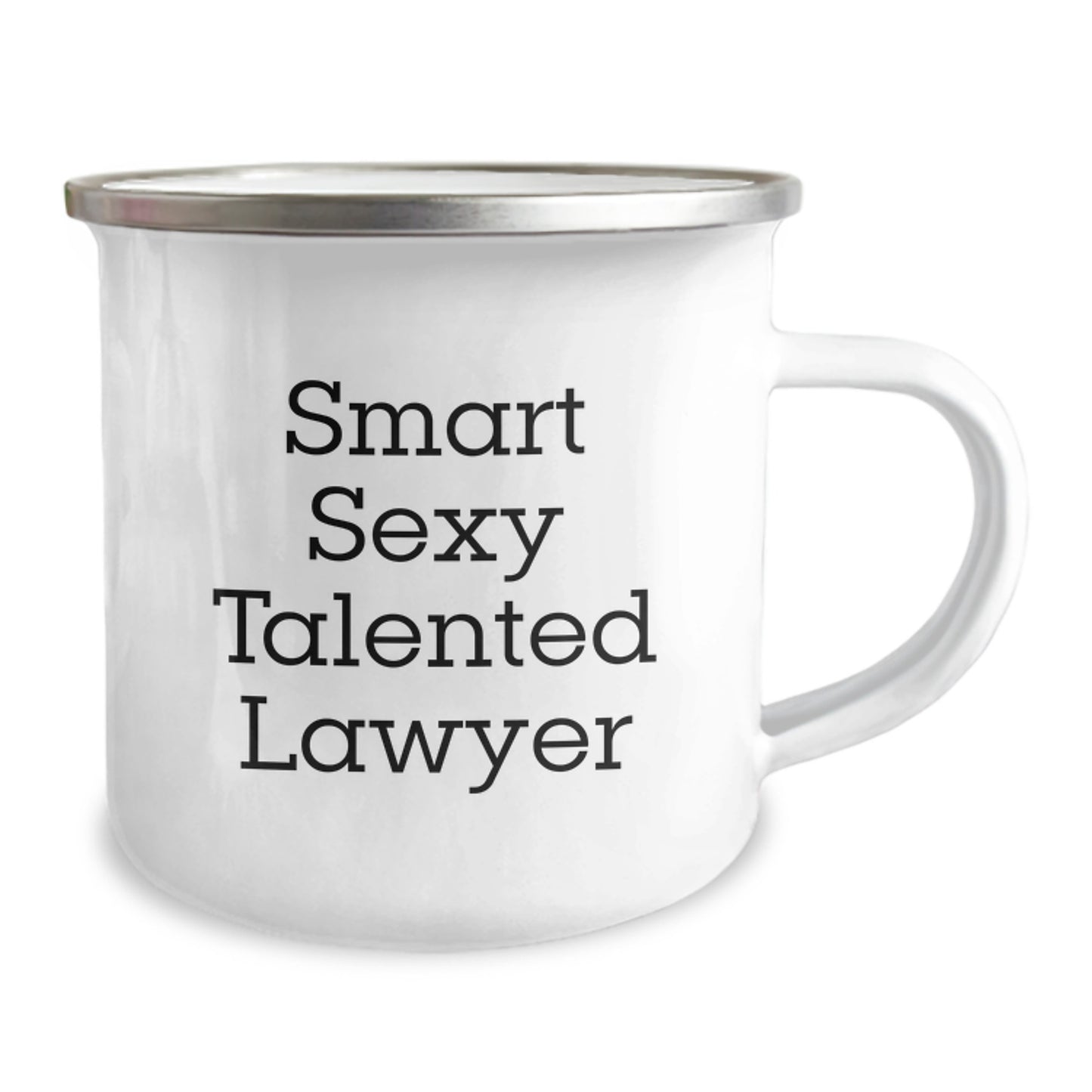Funny Lawyer Gifts from Friends for Lawyer Men - Smart Sexy Talented Lawyer Camping Mug, Christmas Unique Presents - Image 2