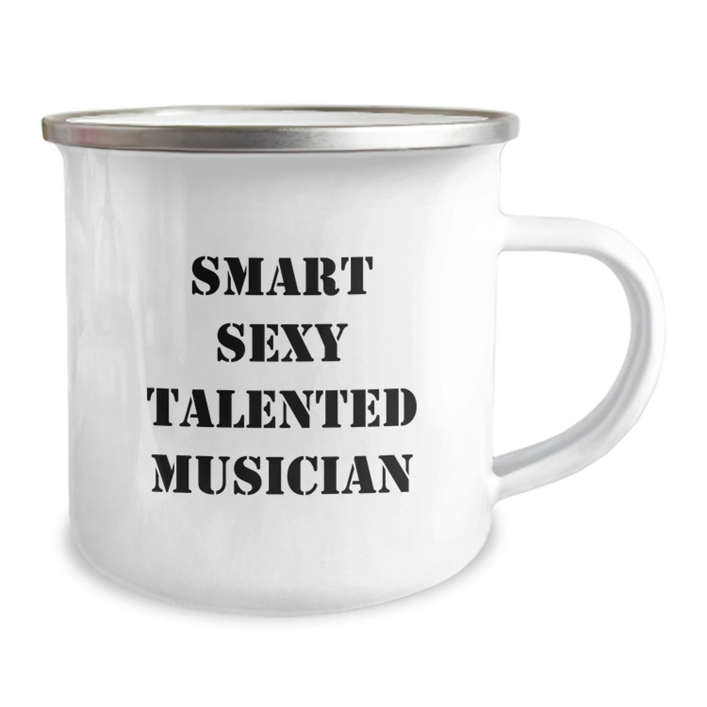 Smart Sexy Talented Musician Gifts for Musician Friends and Family - Funny Musician Camping Mug, Ideal Gift for Musician Graduation, Funny Musician Lover - Image 2