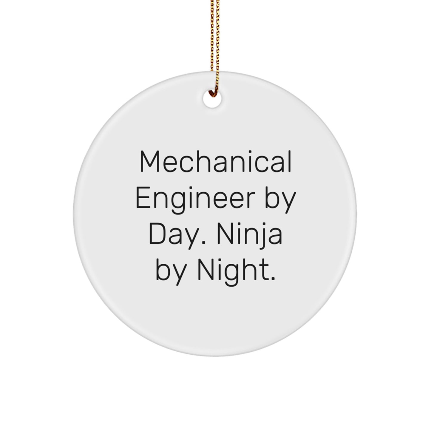 Christmas Gift Mechanical Engineer Circle Ornament for Teens Surprise - Image 1