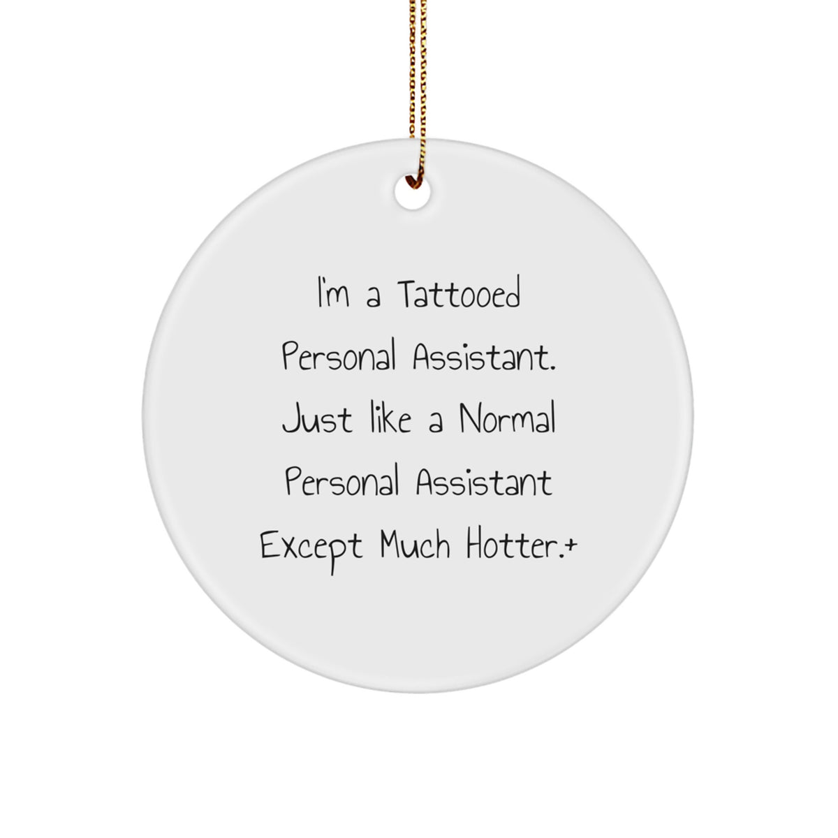 Personal Assistant Keepsake Christmas Ornament for Him Unique Gift - Image 1
