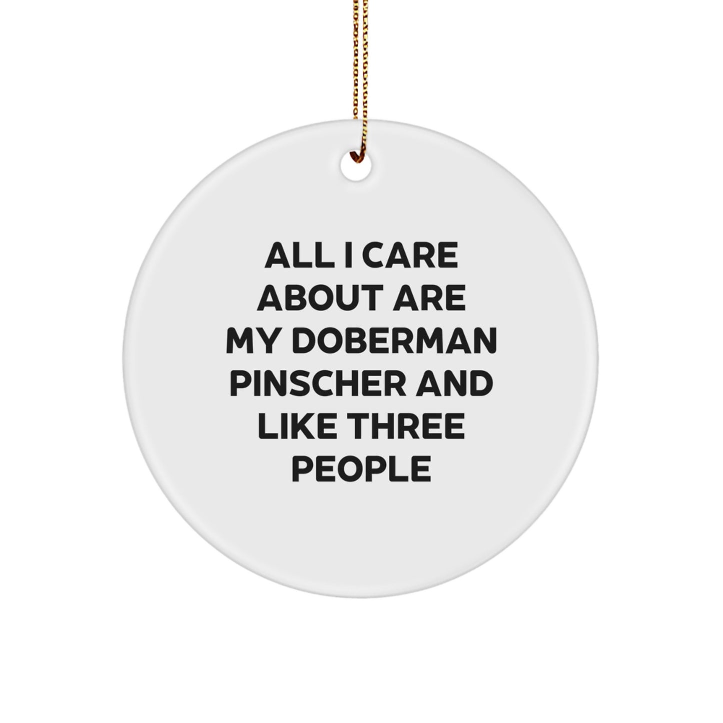 Doberman Pinscher Dog Lovers Christmas Unique Gifts from Friends and Family - Image 1
