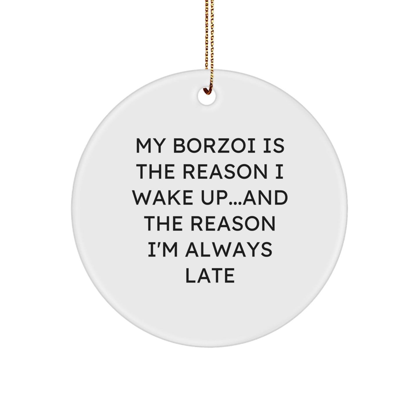 Funny Borzoi Dog Lover Gifts from Family, Friends, or Men for Christmas Unique - Image 1